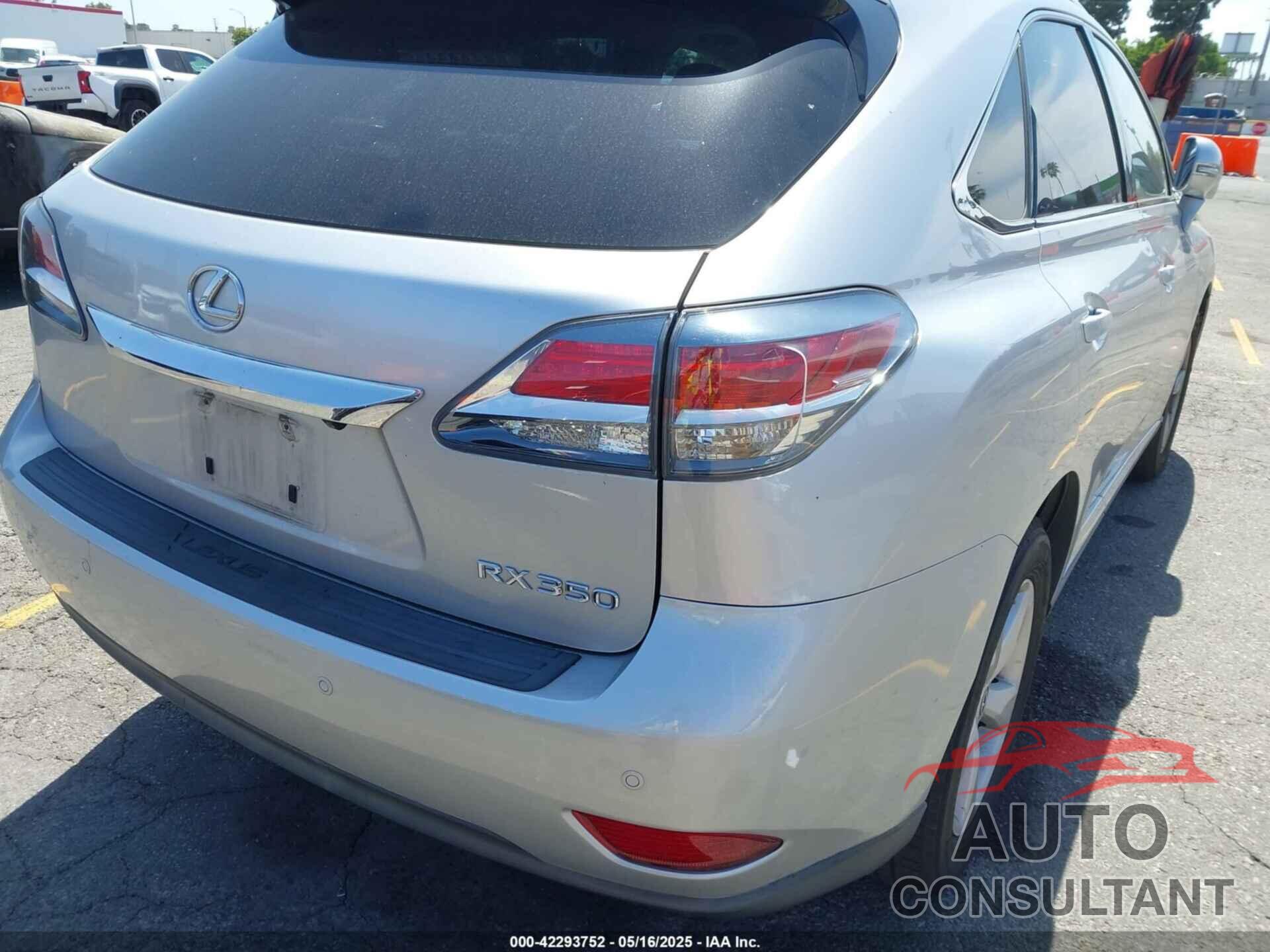 LEXUS RX 350 2015 - JTJZK1BA0F2423541