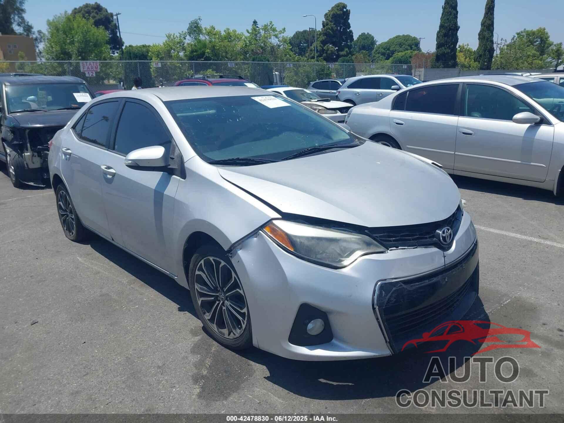 TOYOTA COROLLA 2016 - 5YFBURHE6GP545556