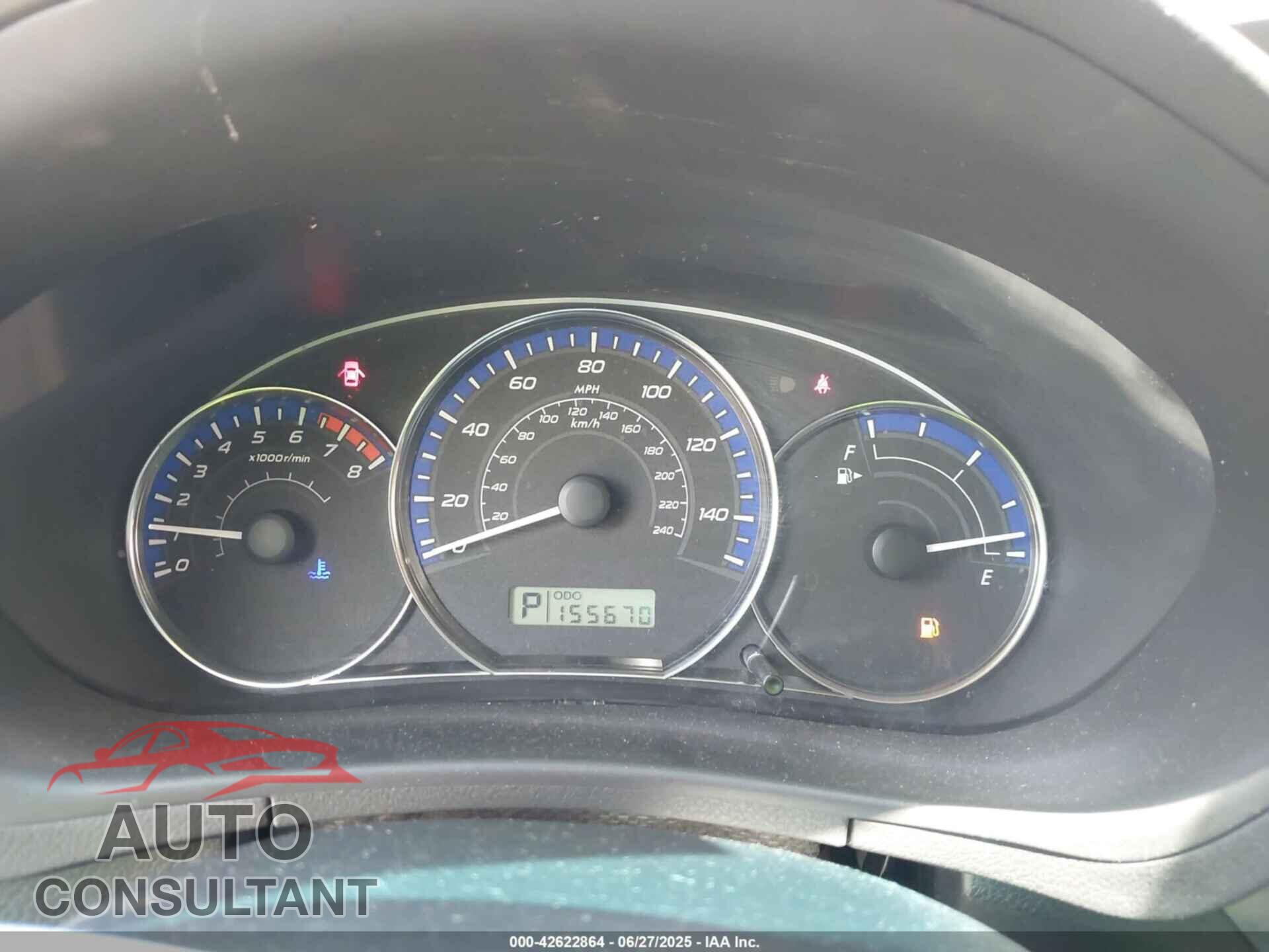 SUBARU FORESTER 2011 - JF2SHBCC2BH762027