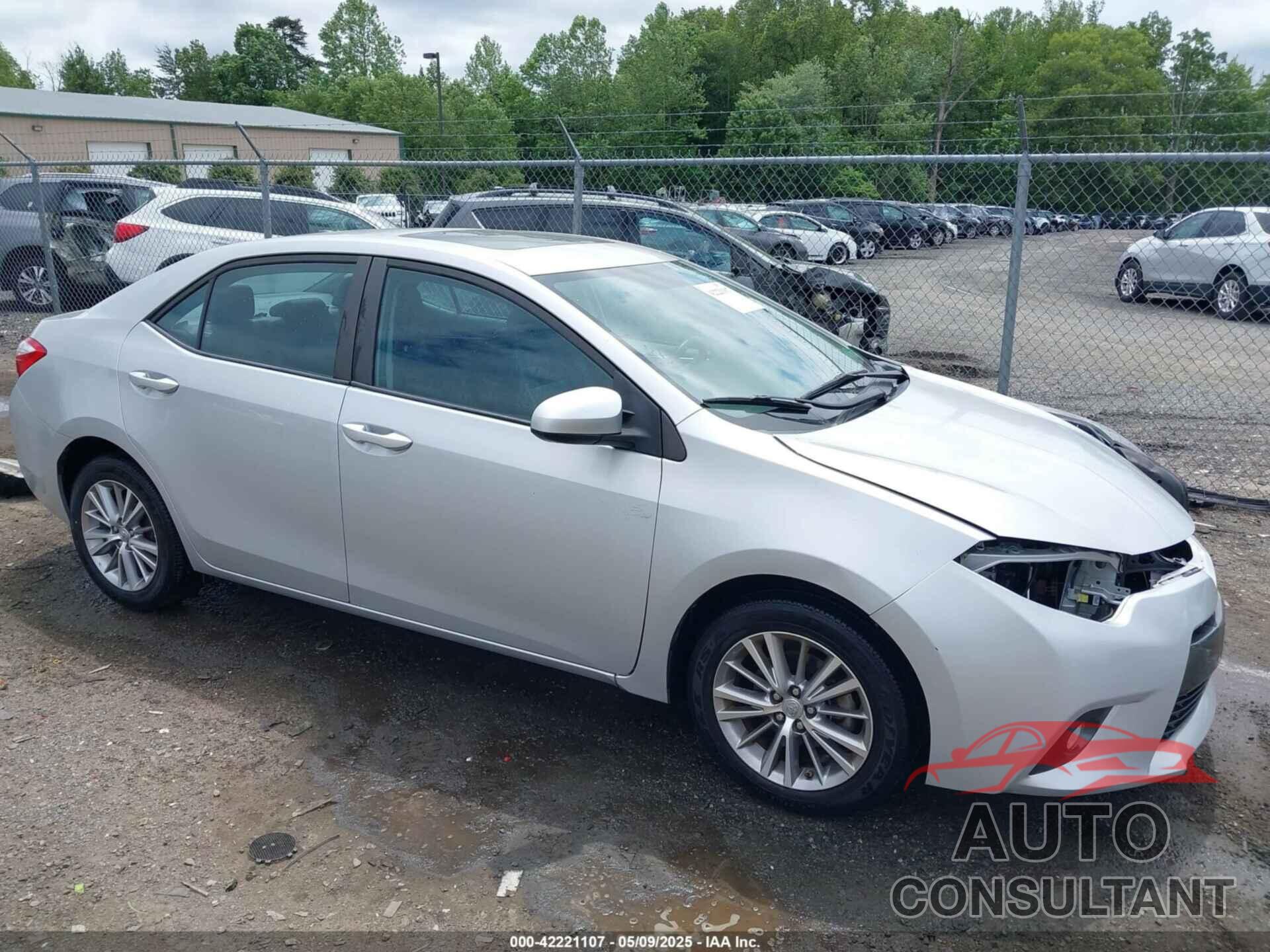 TOYOTA COROLLA 2015 - 2T1BURHE9FC297477