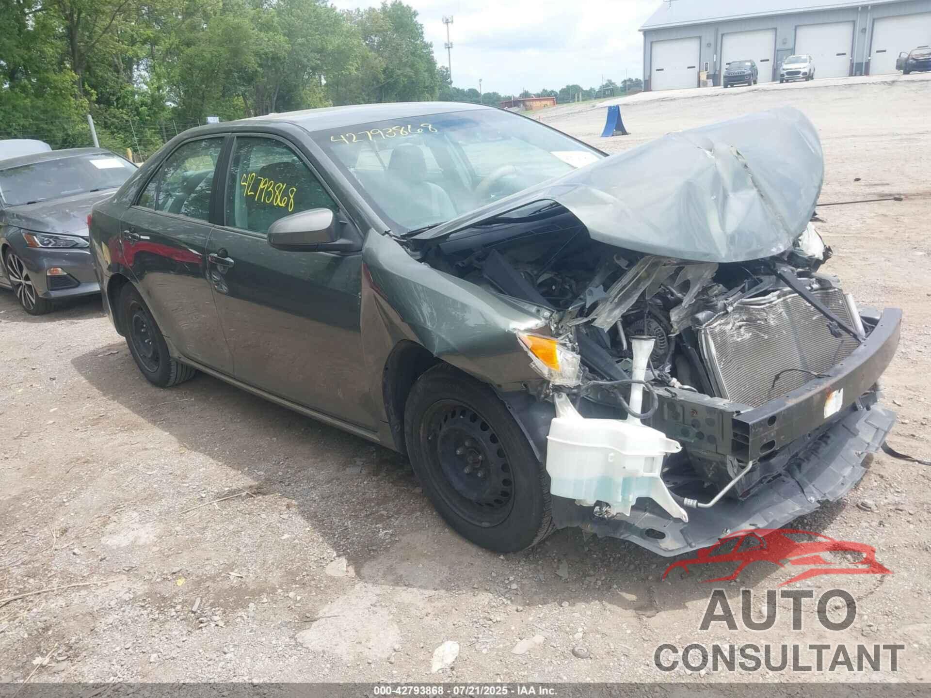 TOYOTA CAMRY 2012 - 4T4BF1FK5CR247390