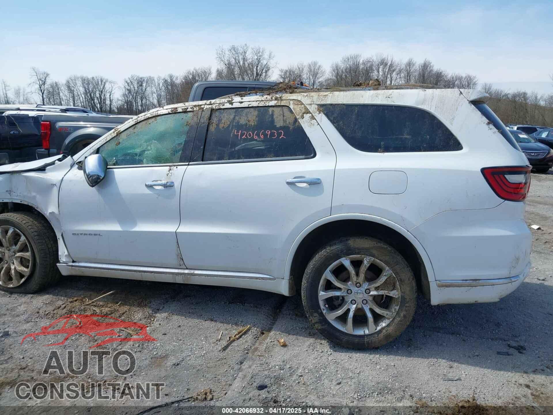 DODGE DURANGO 2017 - 1C4RDJEG2HC600908