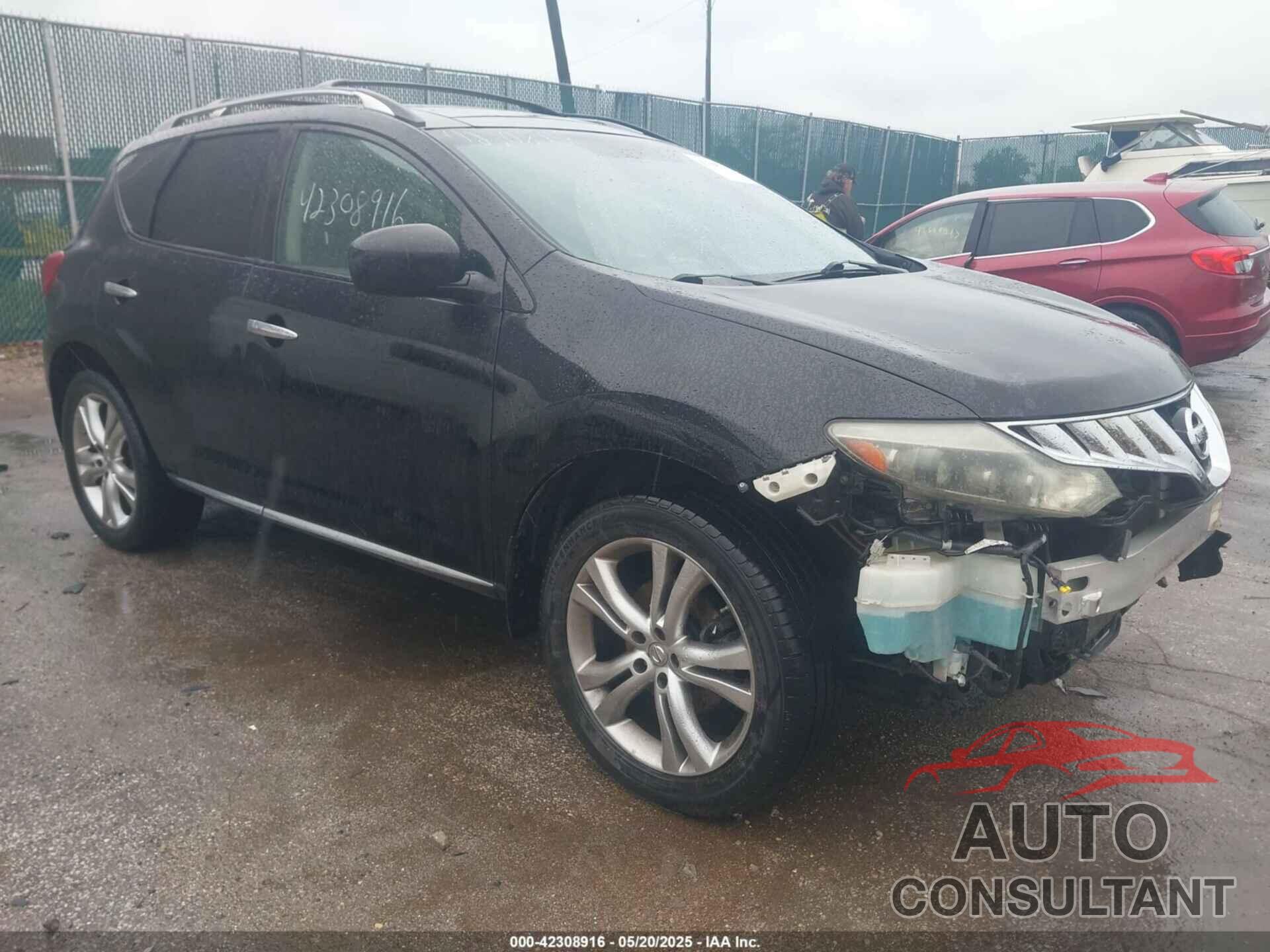 NISSAN MURANO 2009 - JN8AZ18W39W158422