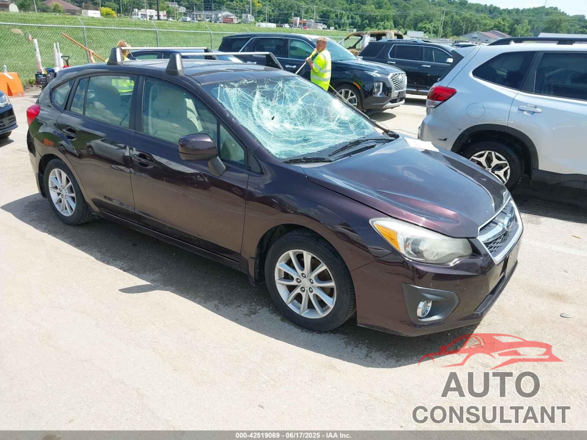 SUBARU IMPREZA 2012 - JF1GPAC69CH209880