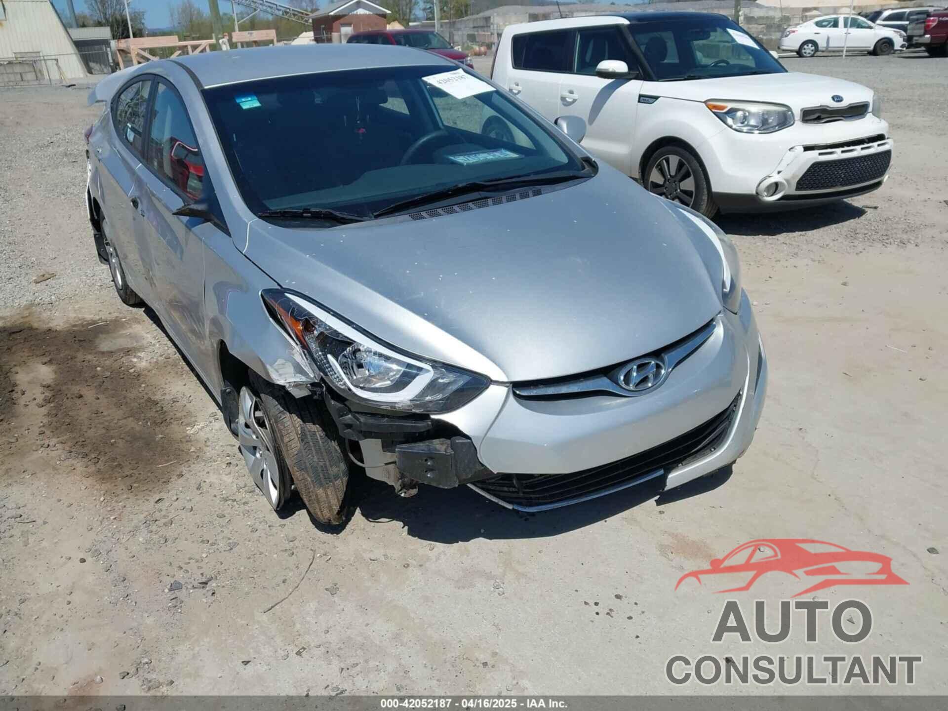 HYUNDAI ELANTRA 2016 - 5NPDH4AE9GH733091