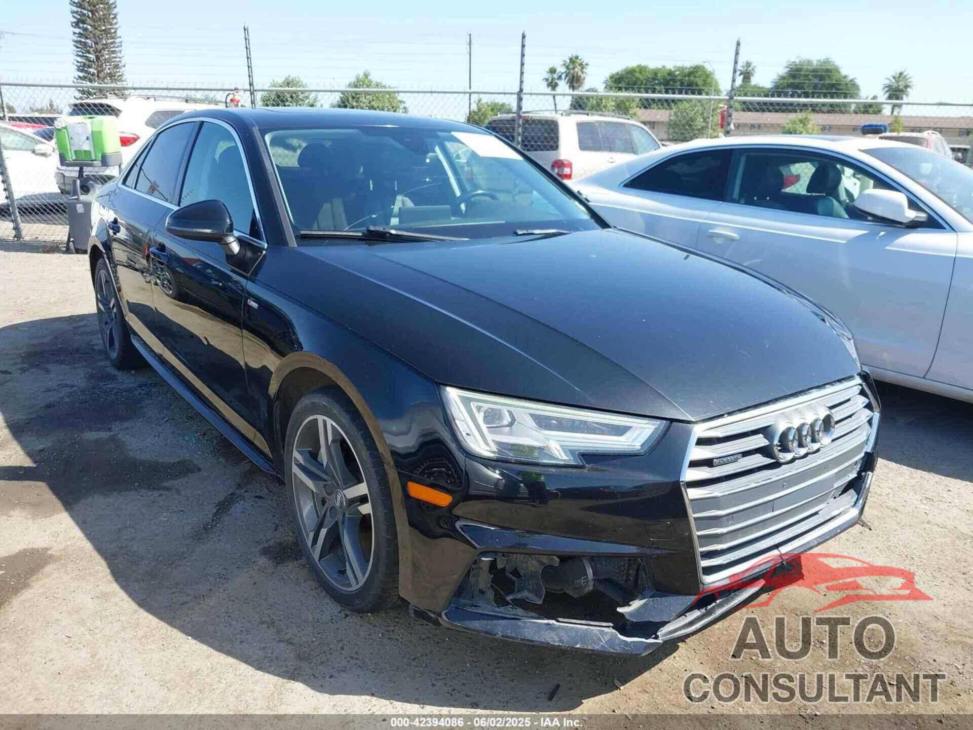 AUDI A4 2017 - WAUENAF48HN000637