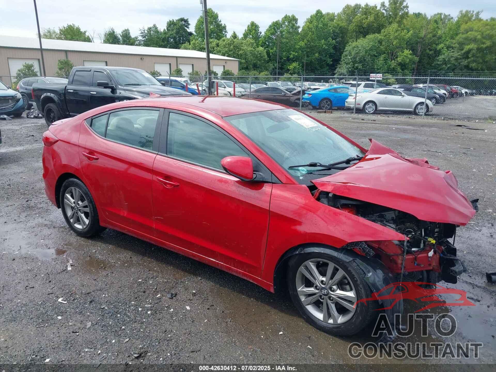 HYUNDAI ELANTRA 2017 - KMHD84LFXHU417580