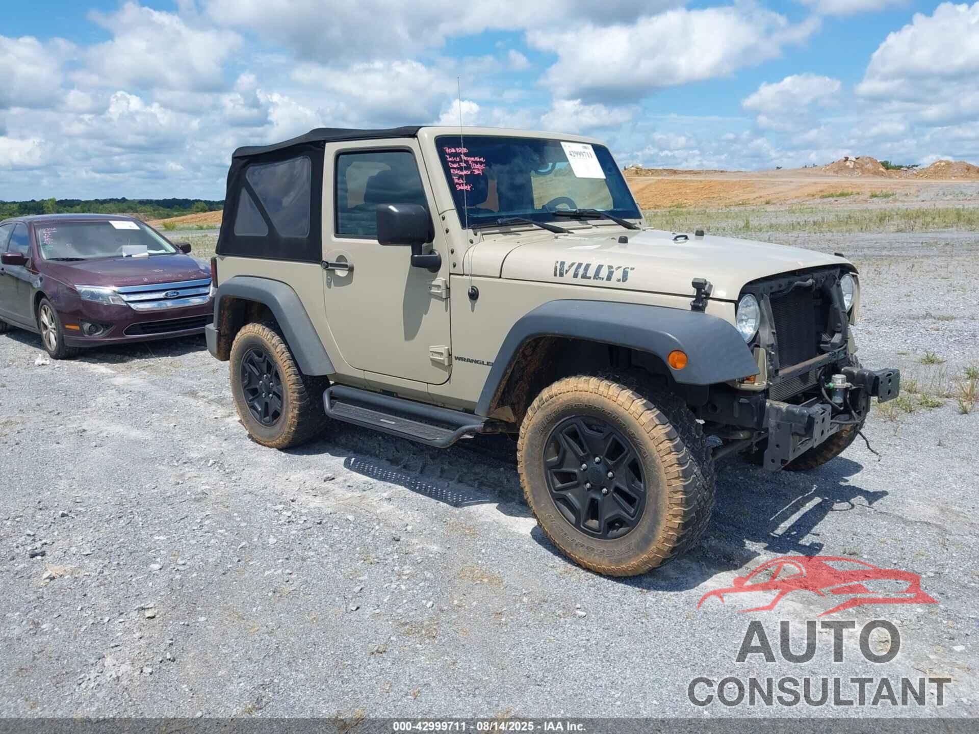 JEEP WRANGLER 2017 - 1C4AJWAG4HL675442