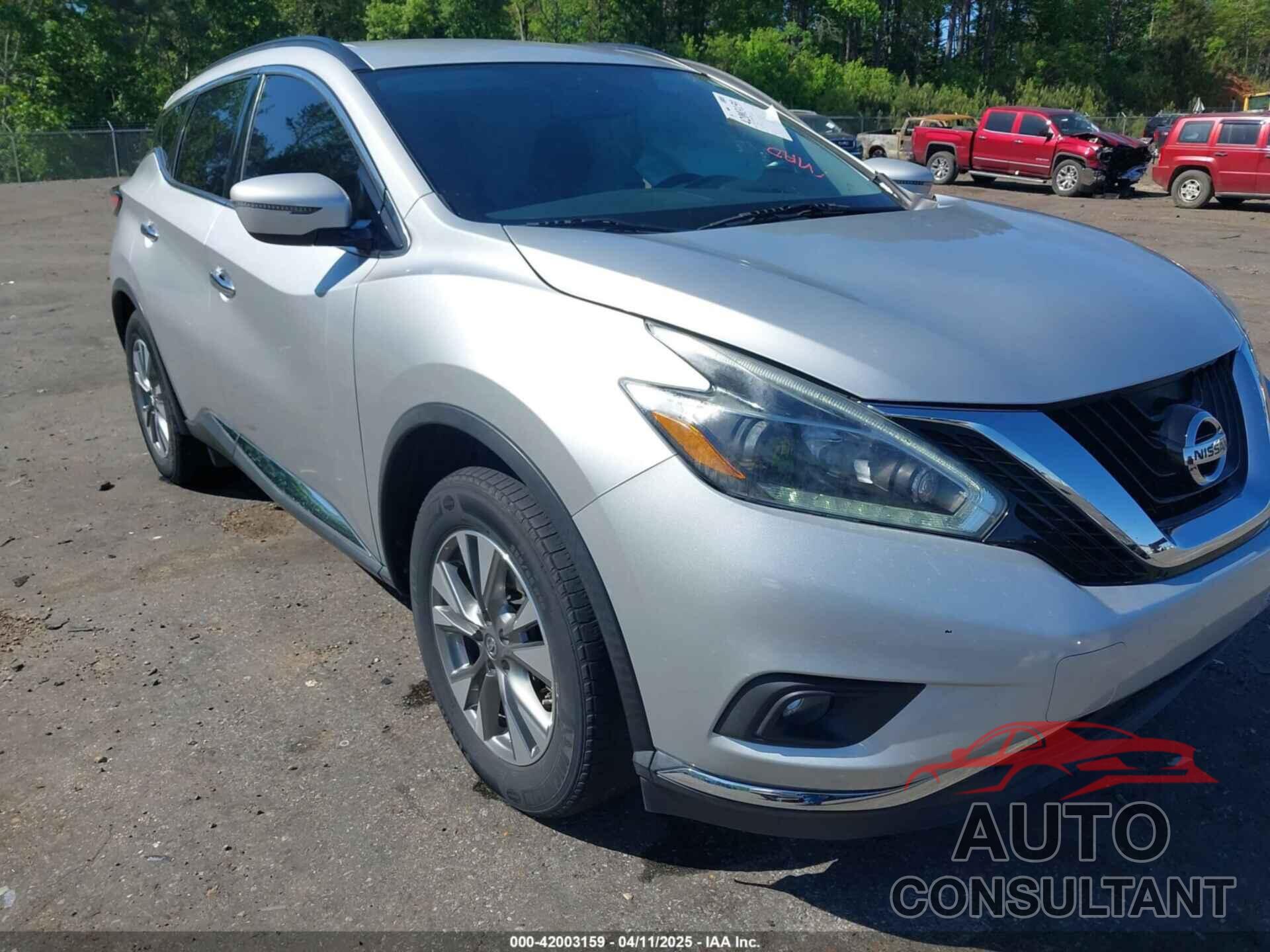 NISSAN MURANO 2018 - 5N1AZ2MGXJN191018
