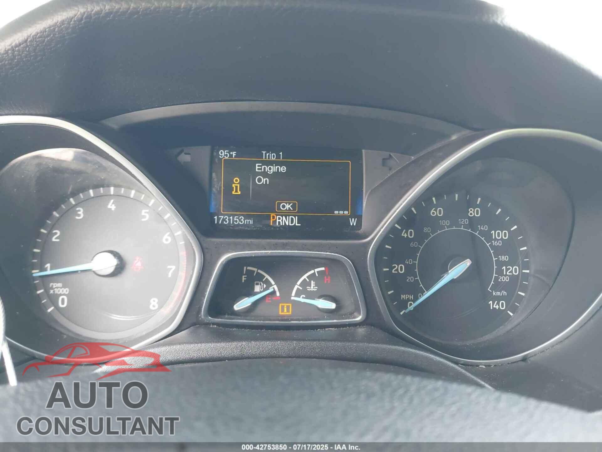 FORD FOCUS 2016 - 1FADP3K20GL266288