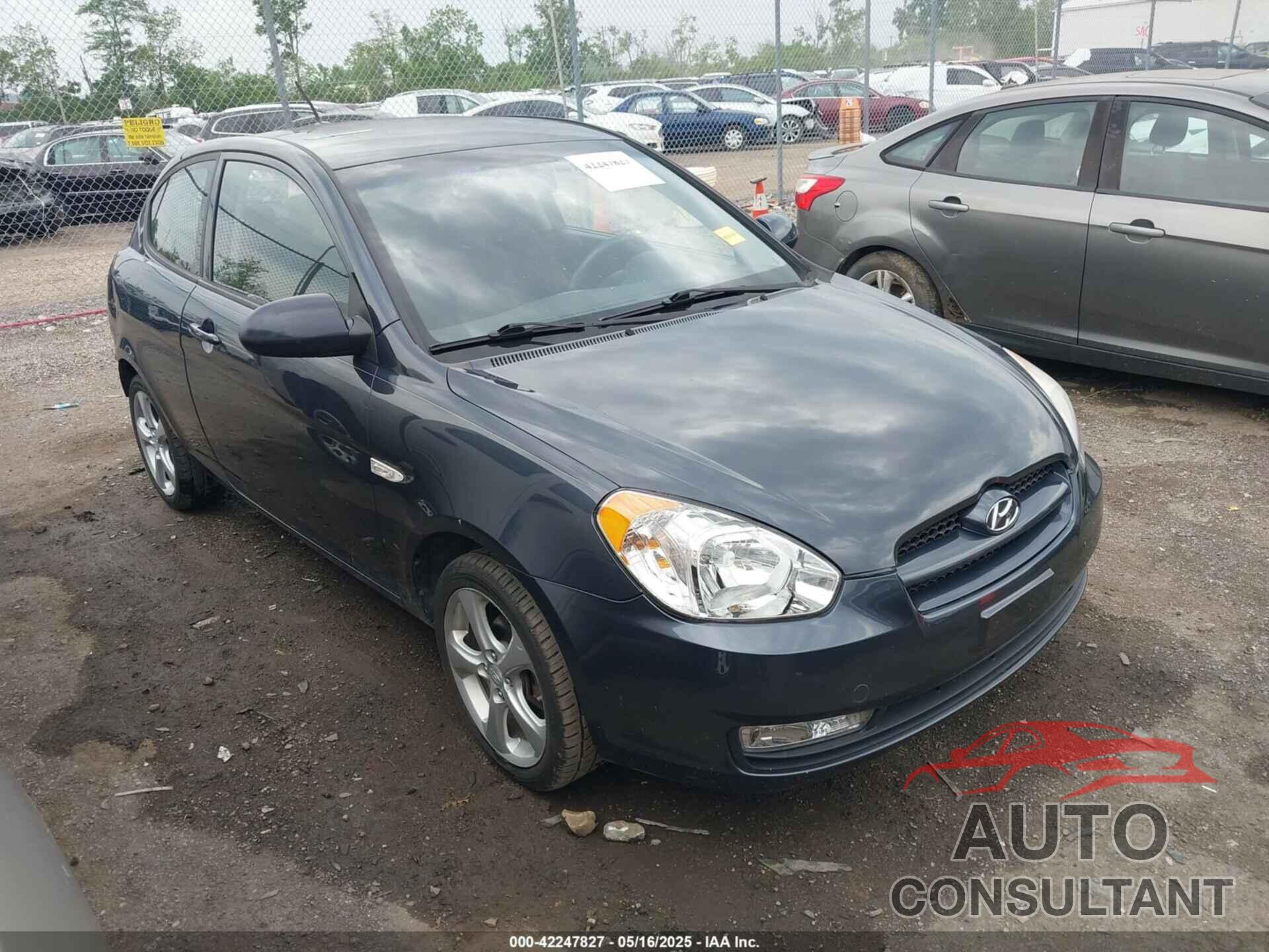 HYUNDAI ACCENT 2009 - KMHCN36C89U125329