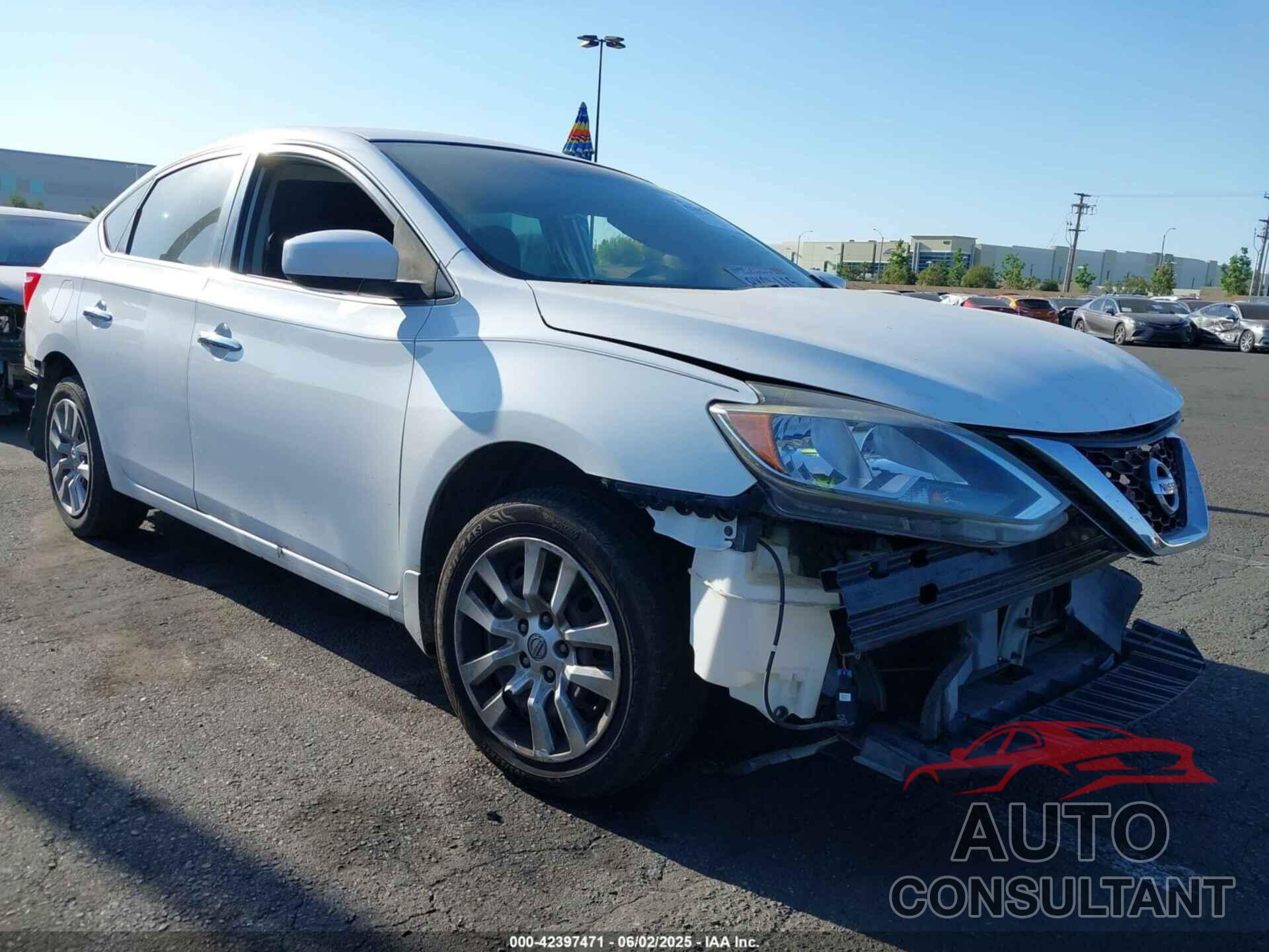 NISSAN SENTRA 2017 - 3N1AB7AP0HY249275