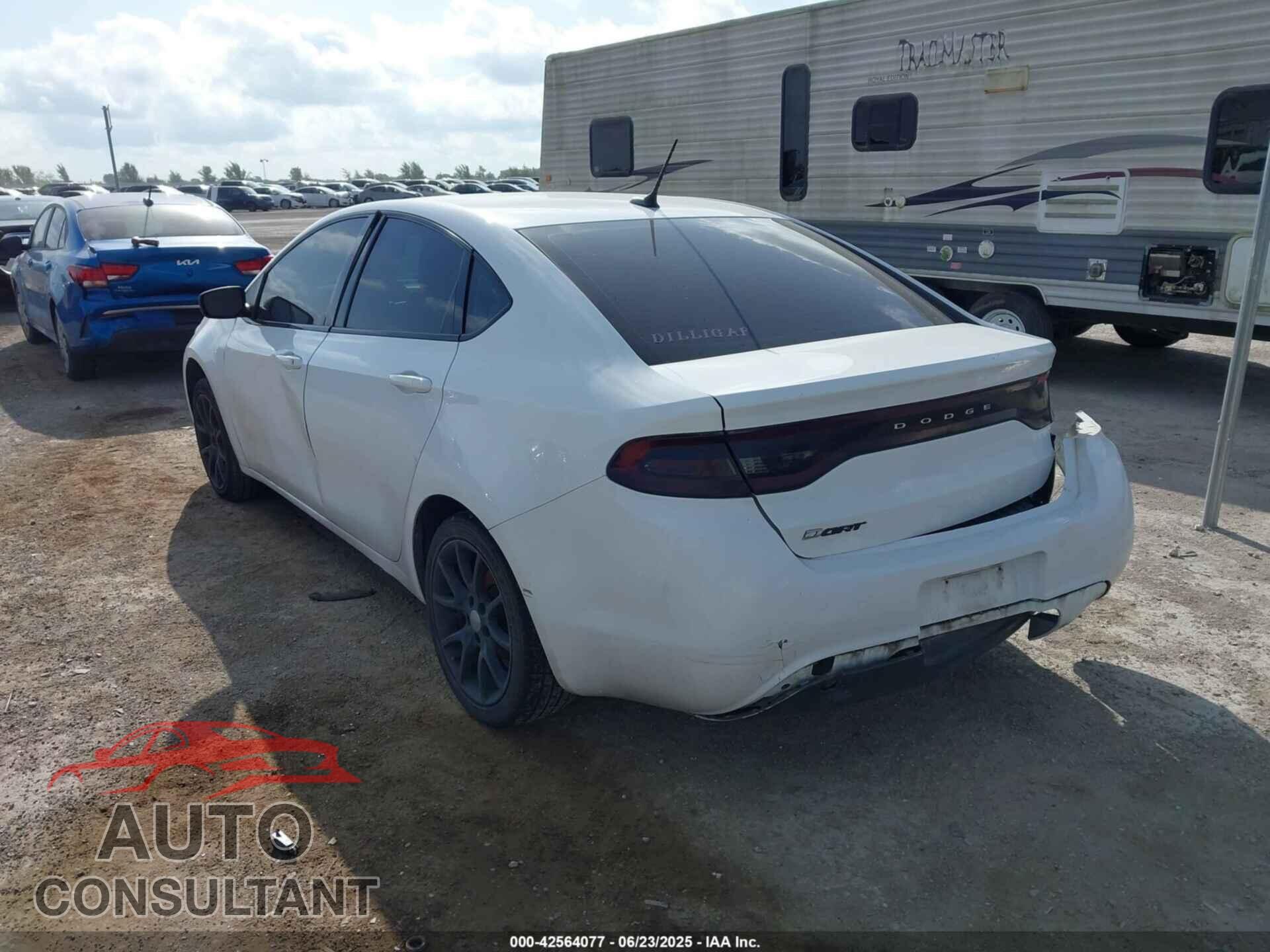 DODGE DART 2016 - 1C3CDFAA8GD608075