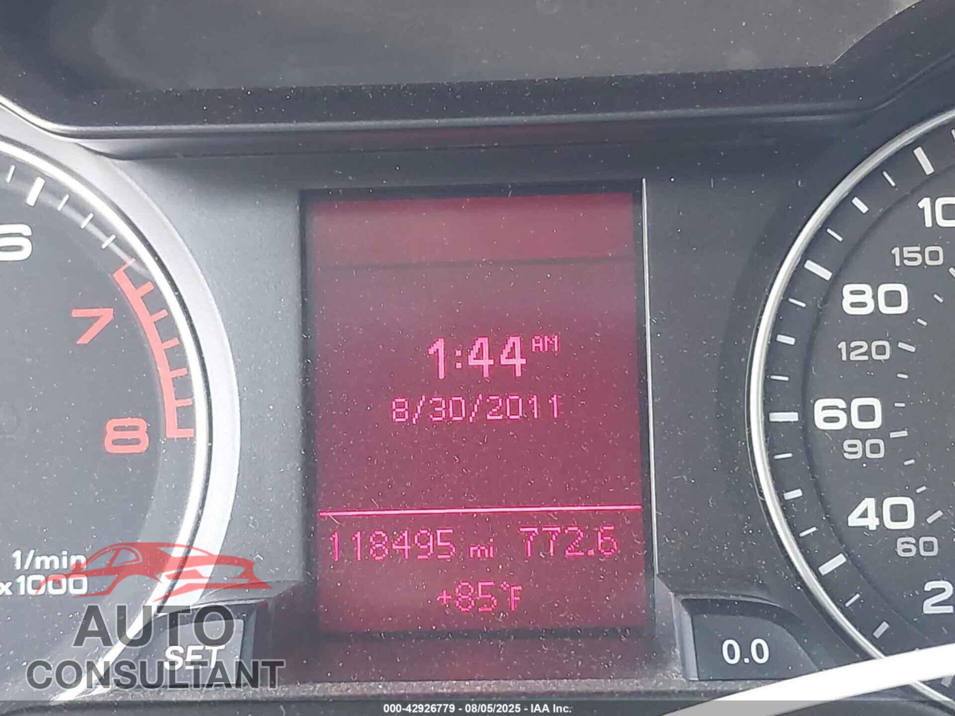 AUDI A4 2012 - WAUEFAFL9CA117227