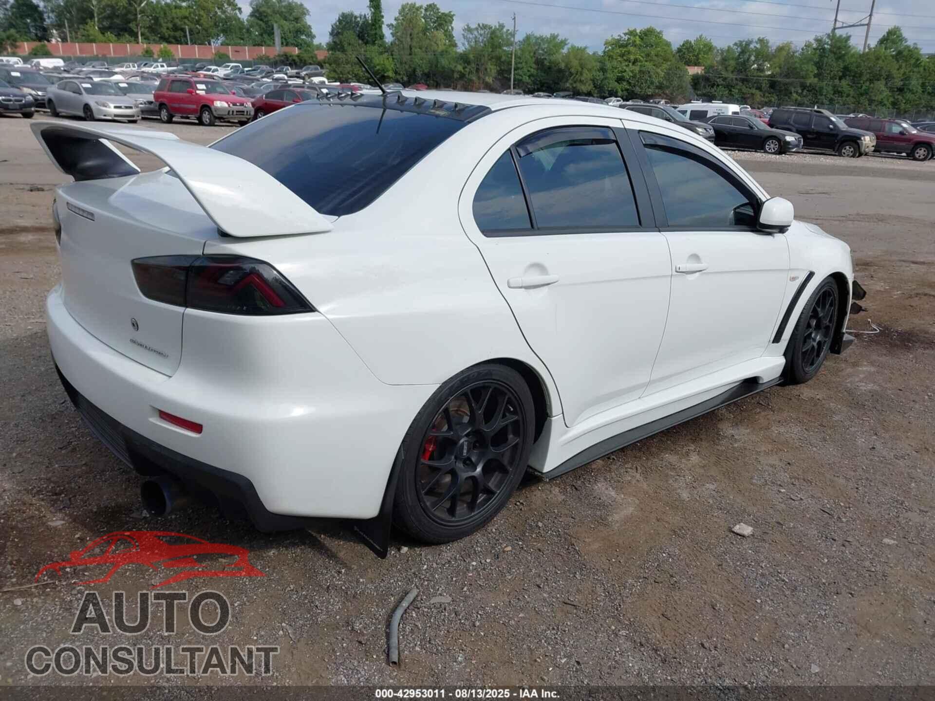 MITSUBISHI LANCER EVOLUTION 2011 - JA32W8FV0BU043658