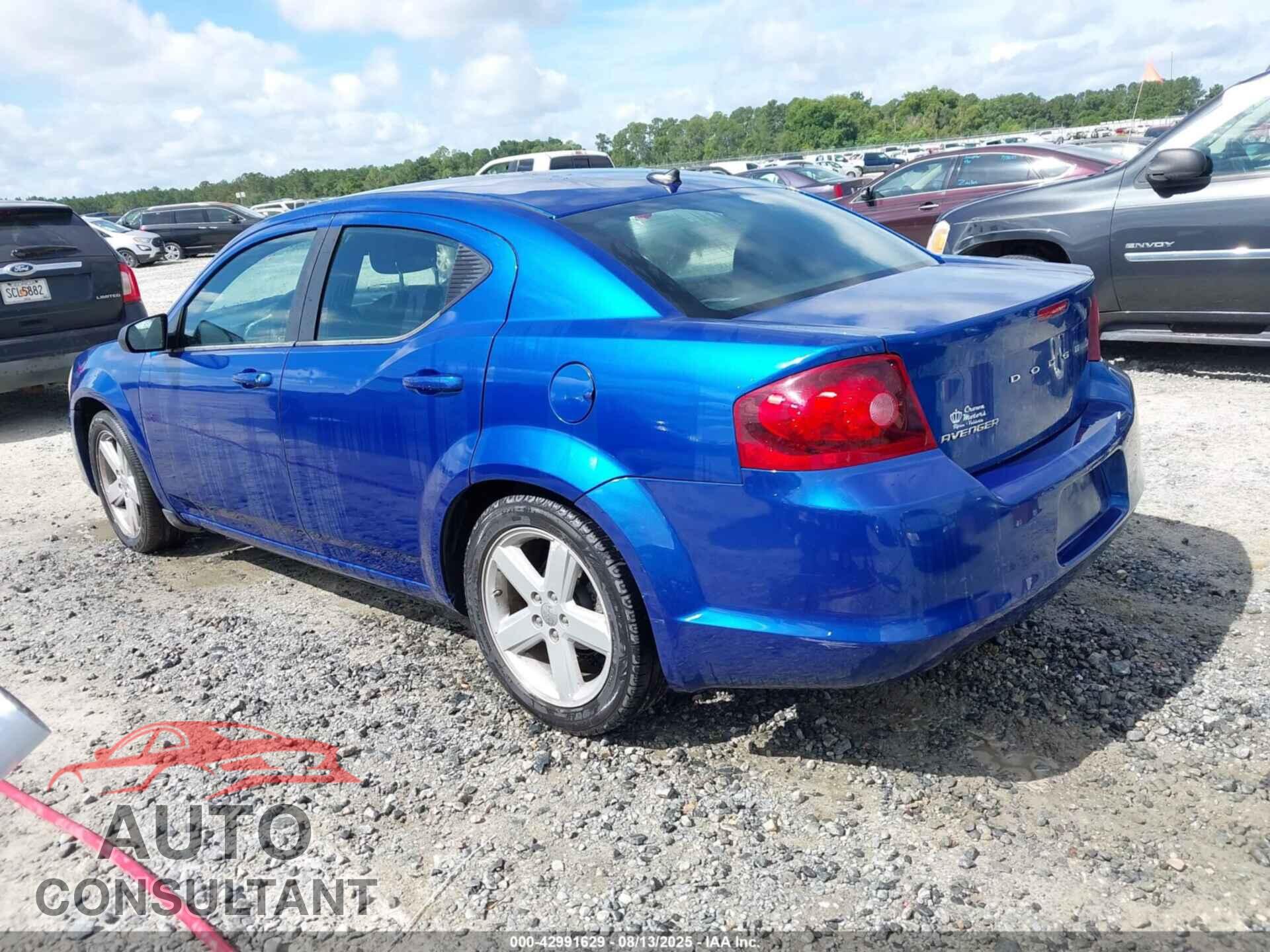 DODGE AVENGER 2013 - 1C3CDZAB8DN644767