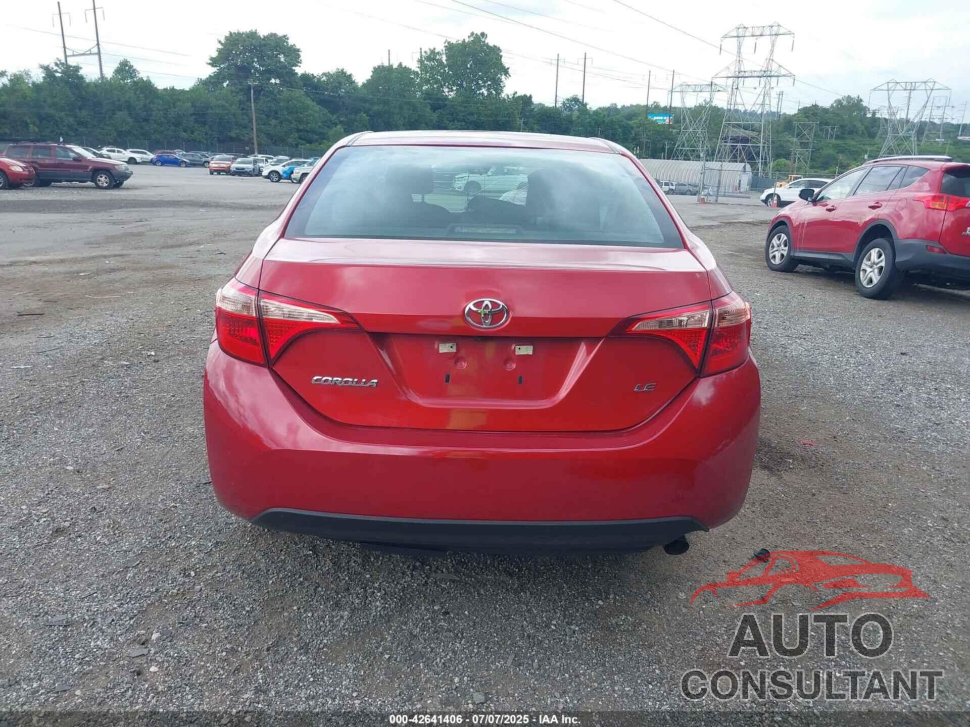 TOYOTA COROLLA 2019 - 5YFBURHE9KP930179