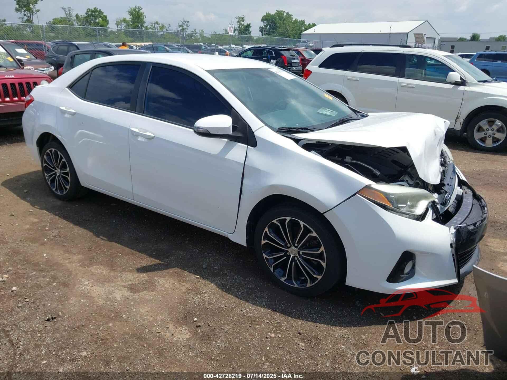TOYOTA COROLLA 2014 - 5YFBURHE9EP126663