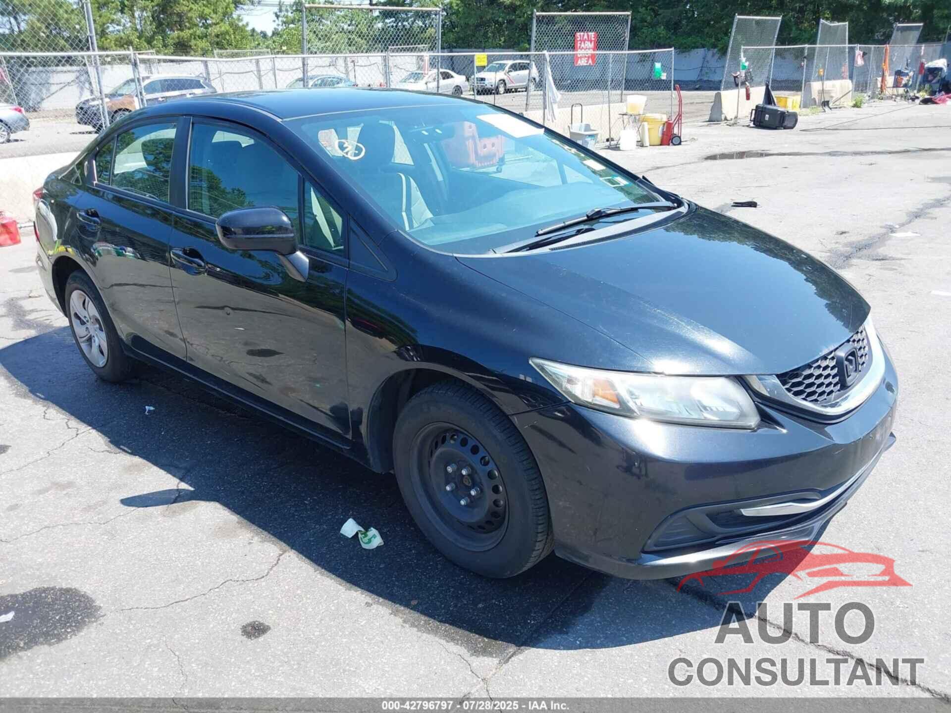 HONDA CIVIC 2015 - 19XFB2F54FE276670