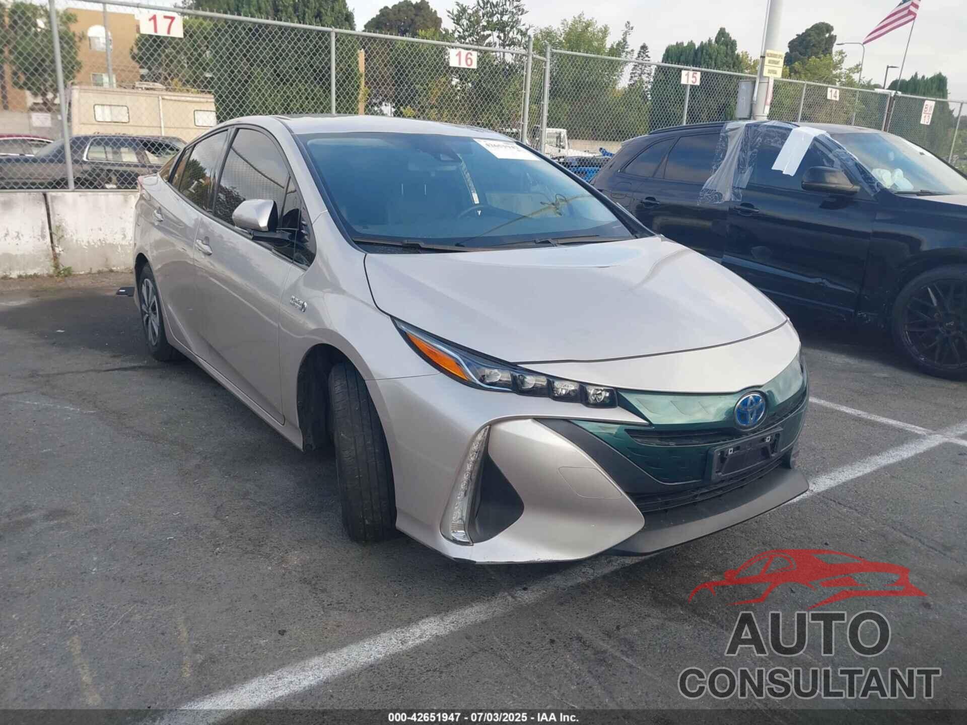 TOYOTA PRIUS PRIME 2019 - JTDKARFP6K3117386