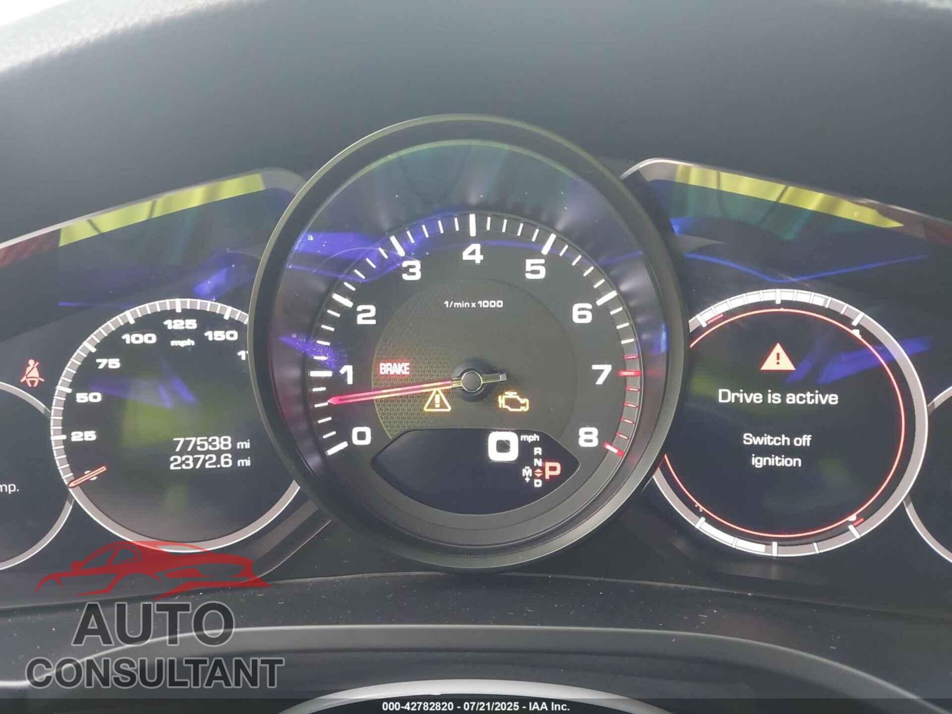 PORSCHE CAYENNE 2019 - WP1AA2AY8KDA00940