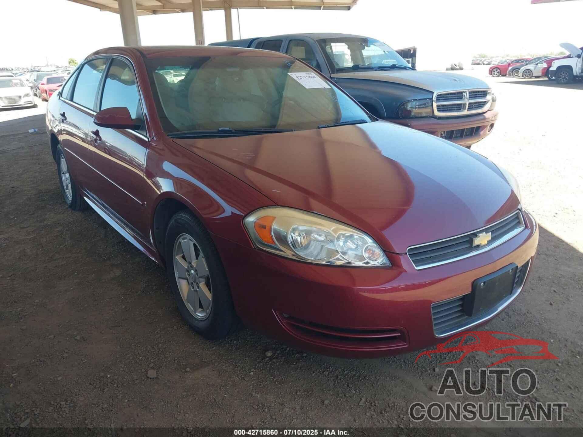 CHEVROLET IMPALA 2009 - 2G1WT57N491314342