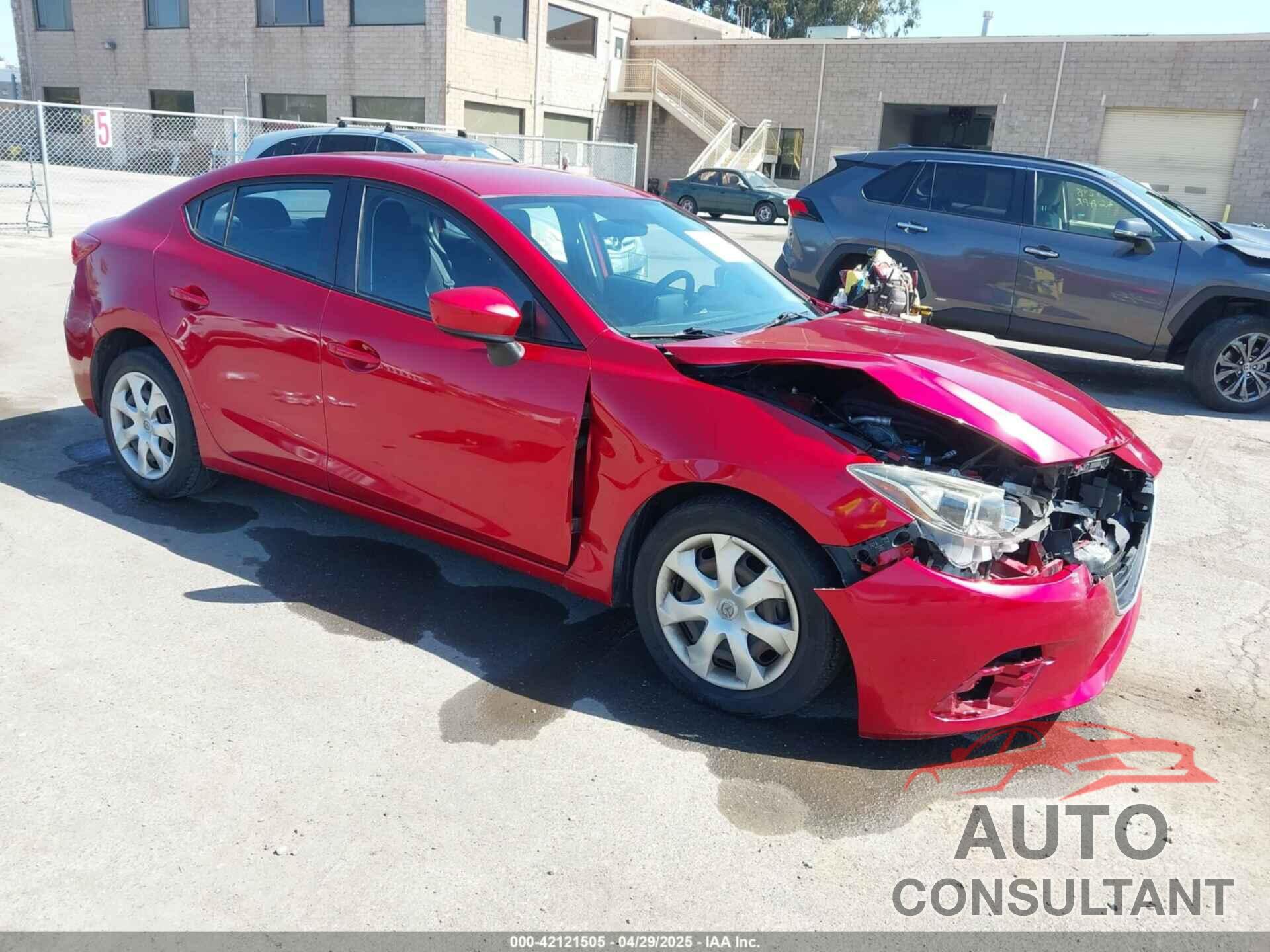 MAZDA MAZDA3 2016 - JM1BM1T76G1290583