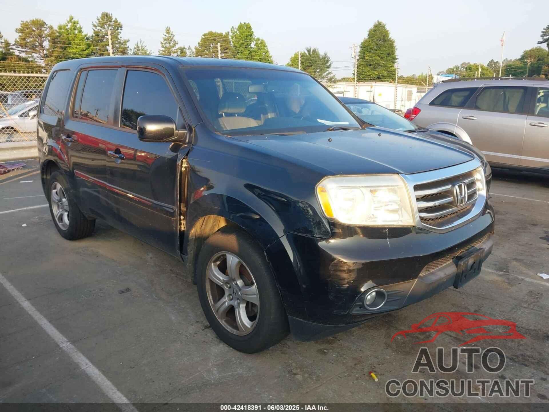 HONDA PILOT 2013 - 5FNYF3H65DB022580
