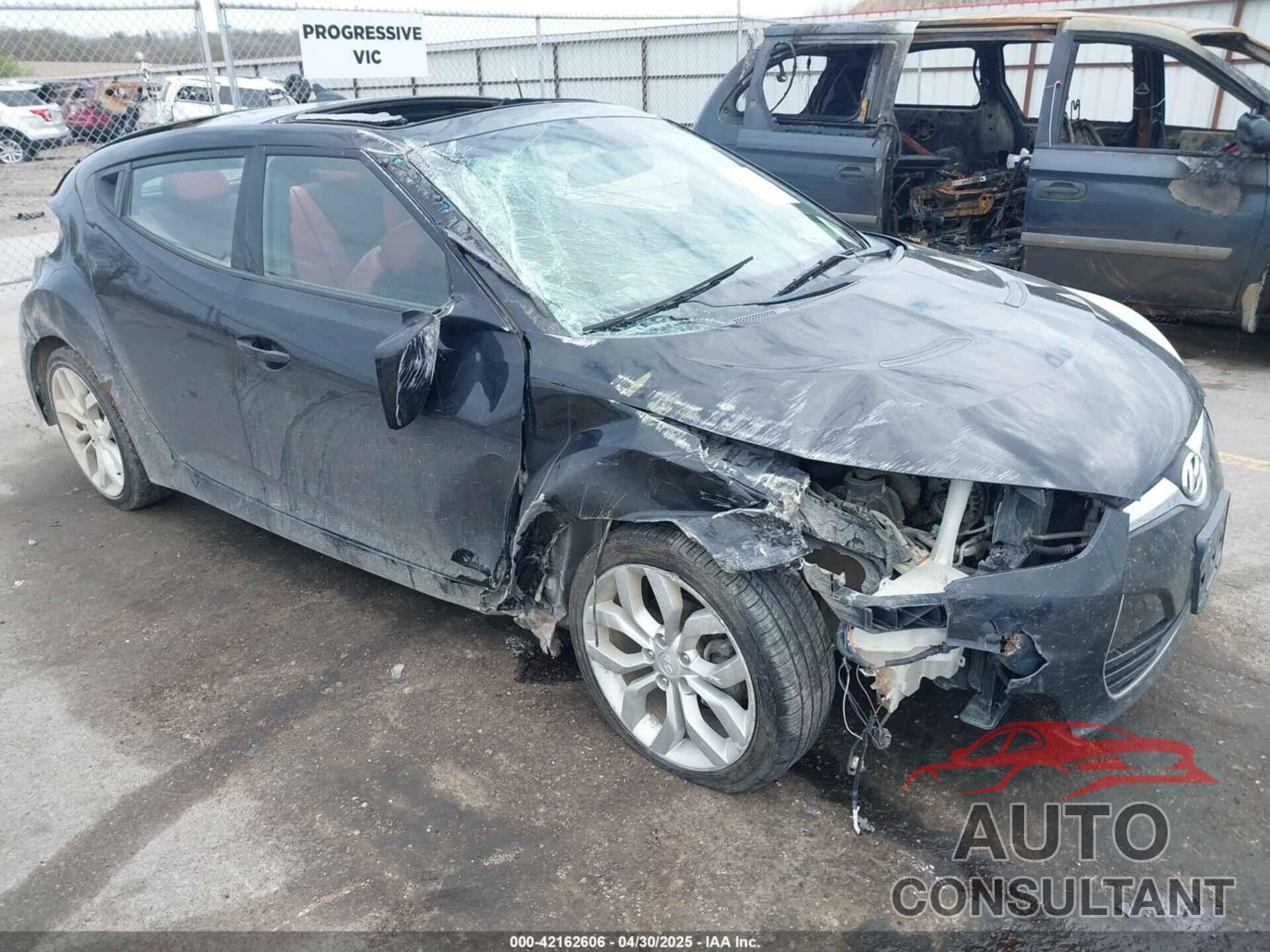 HYUNDAI VELOSTER 2013 - KMHTC6ADXDU161796
