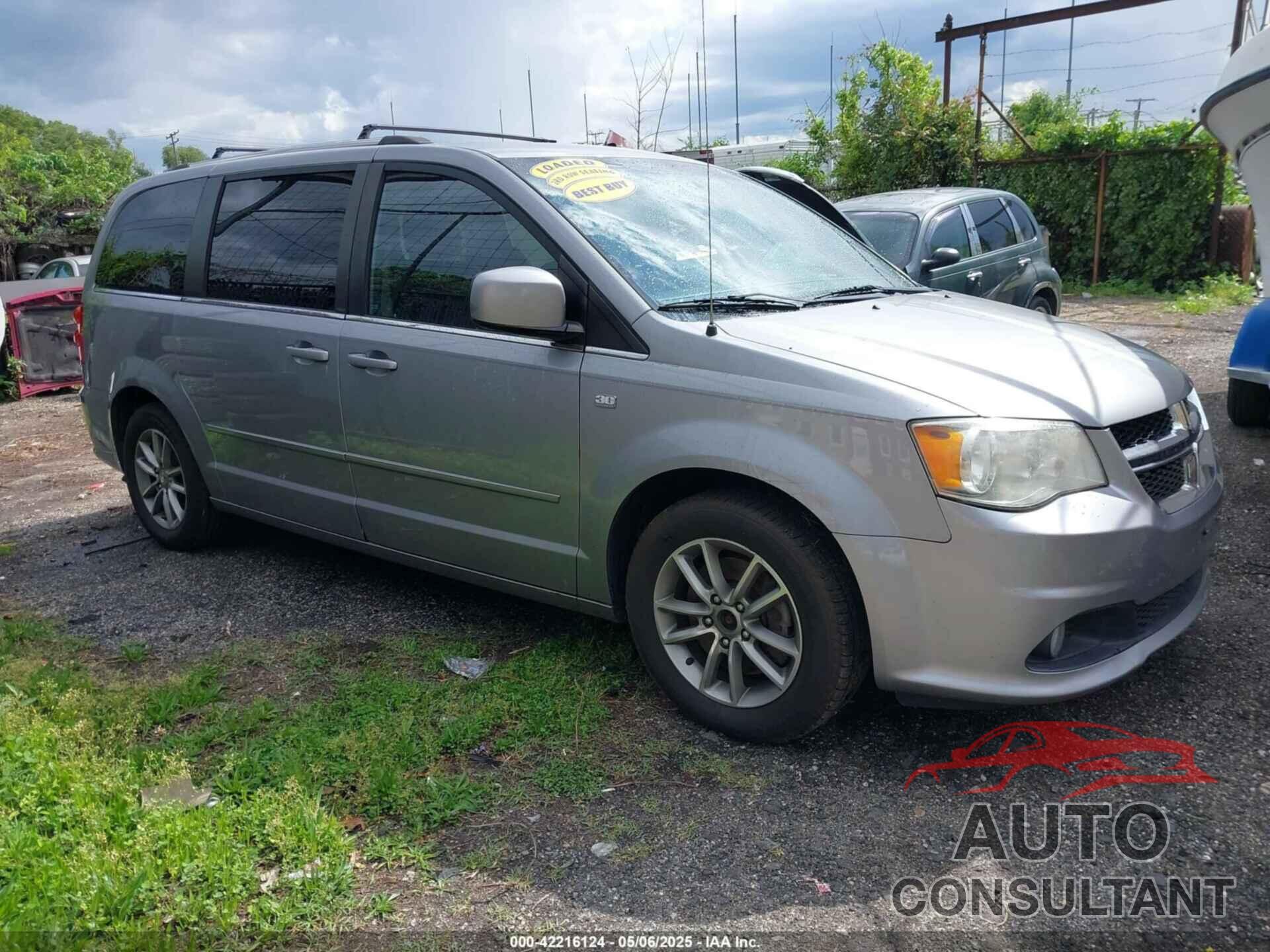 DODGE GRAND CARAVAN 2014 - 2C4RDGCG3ER229878