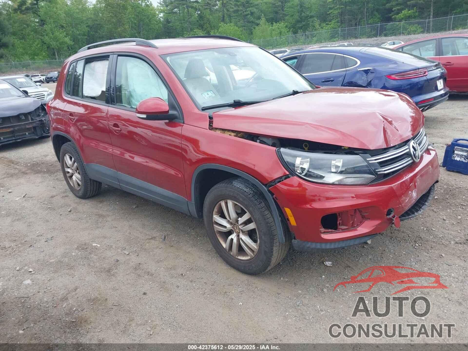 VOLKSWAGEN TIGUAN 2016 - WVGBV7AX8GW003889