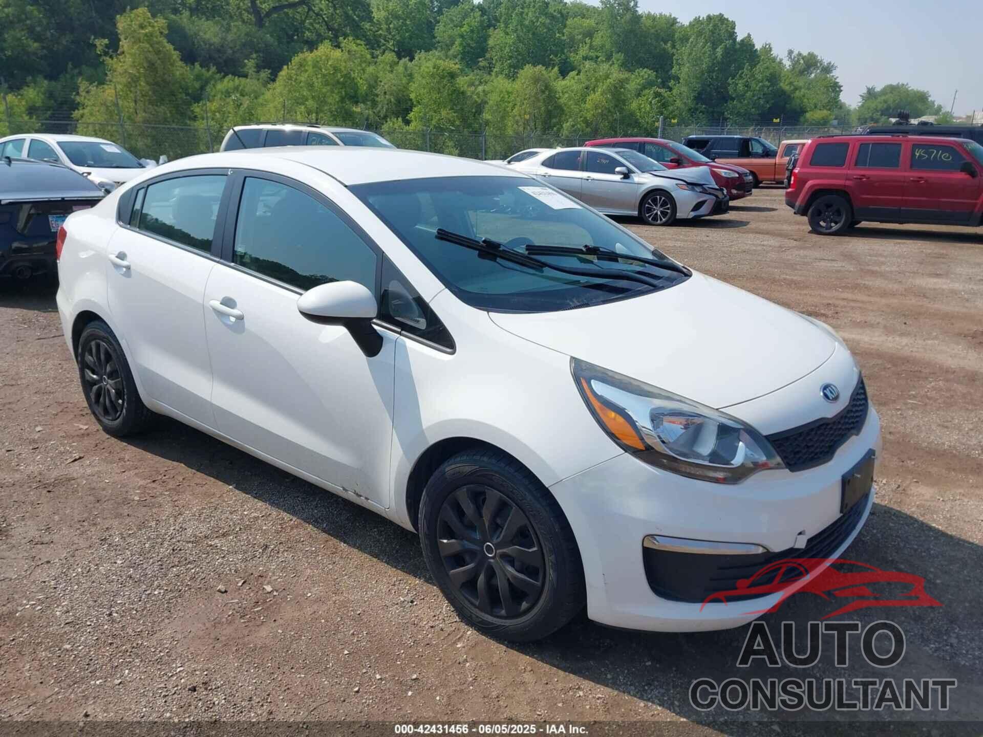 KIA RIO 2016 - KNADM4A31G6540323