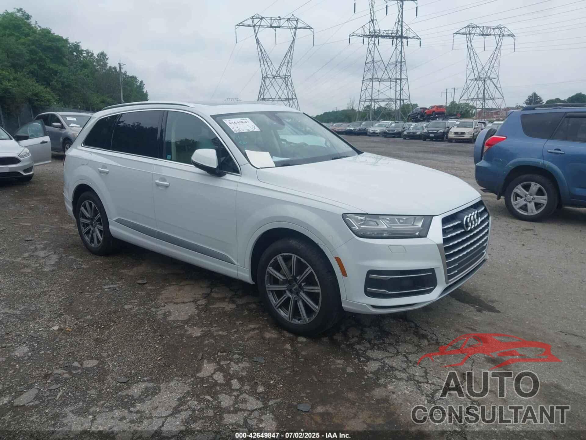 AUDI Q7 2017 - WA1LAAF74HD057367