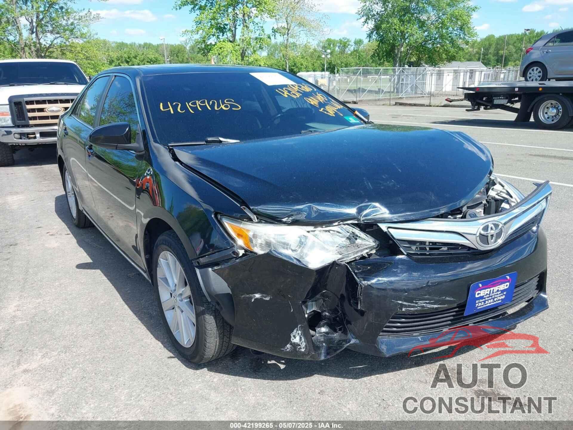 TOYOTA CAMRY 2014 - 4T1BF1FK2EU429027