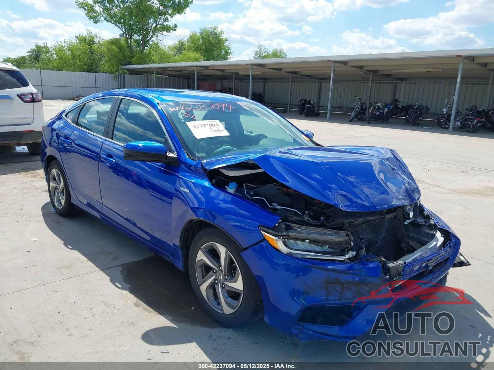 HONDA INSIGHT 2020 - 19XZE4F5XLE007617