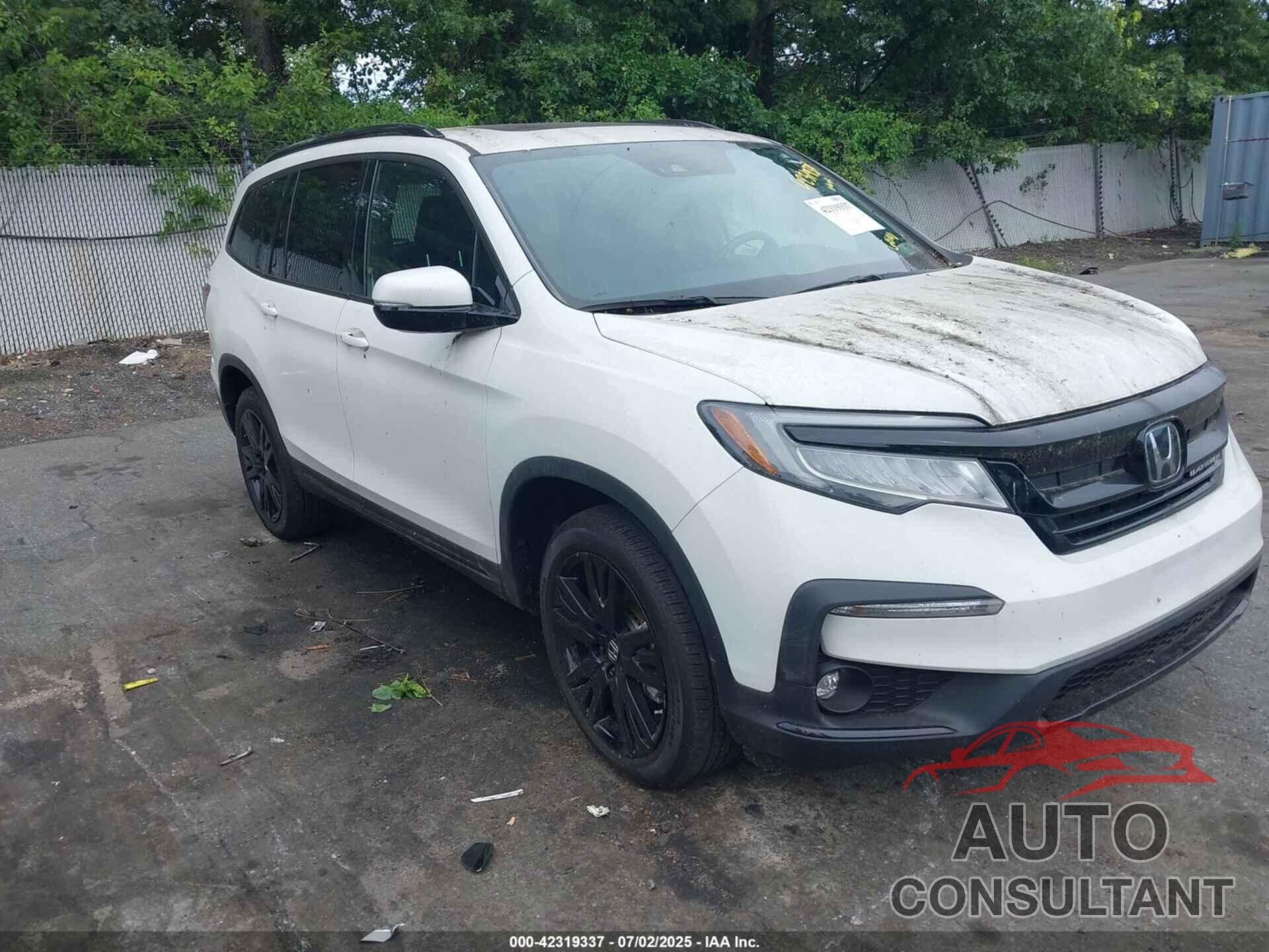 HONDA PILOT 2022 - 5FNYF6H72NB085163