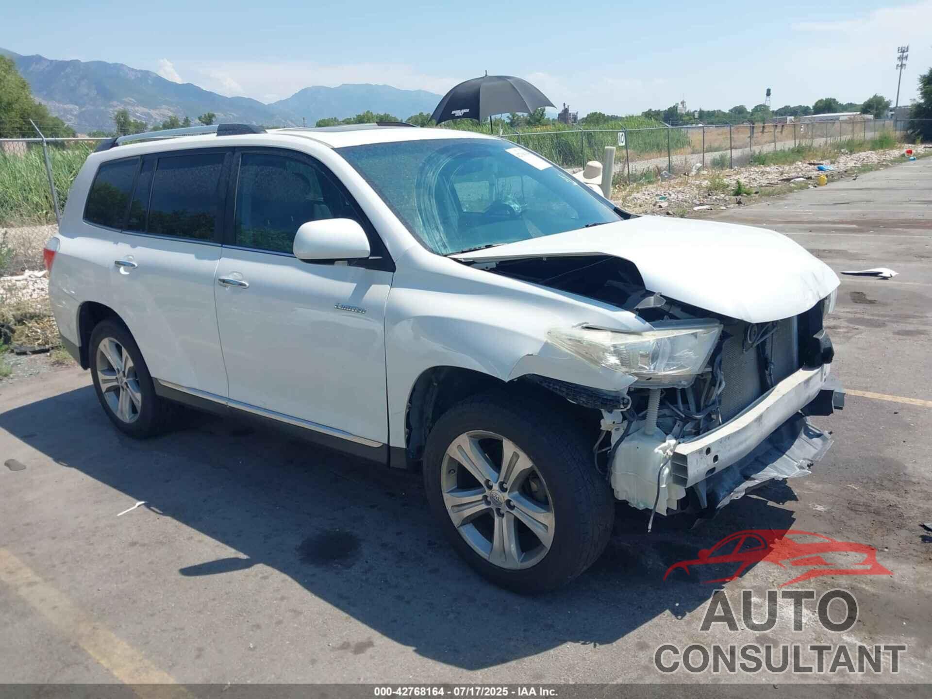 TOYOTA HIGHLANDER 2011 - 5TDDK3EH4BS089499