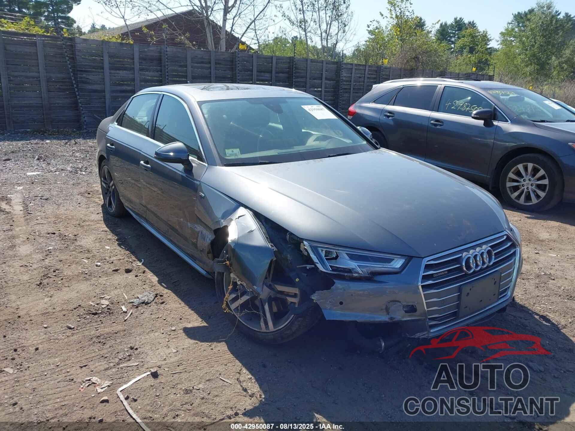 AUDI A4 2018 - WAUENAF41JA031595