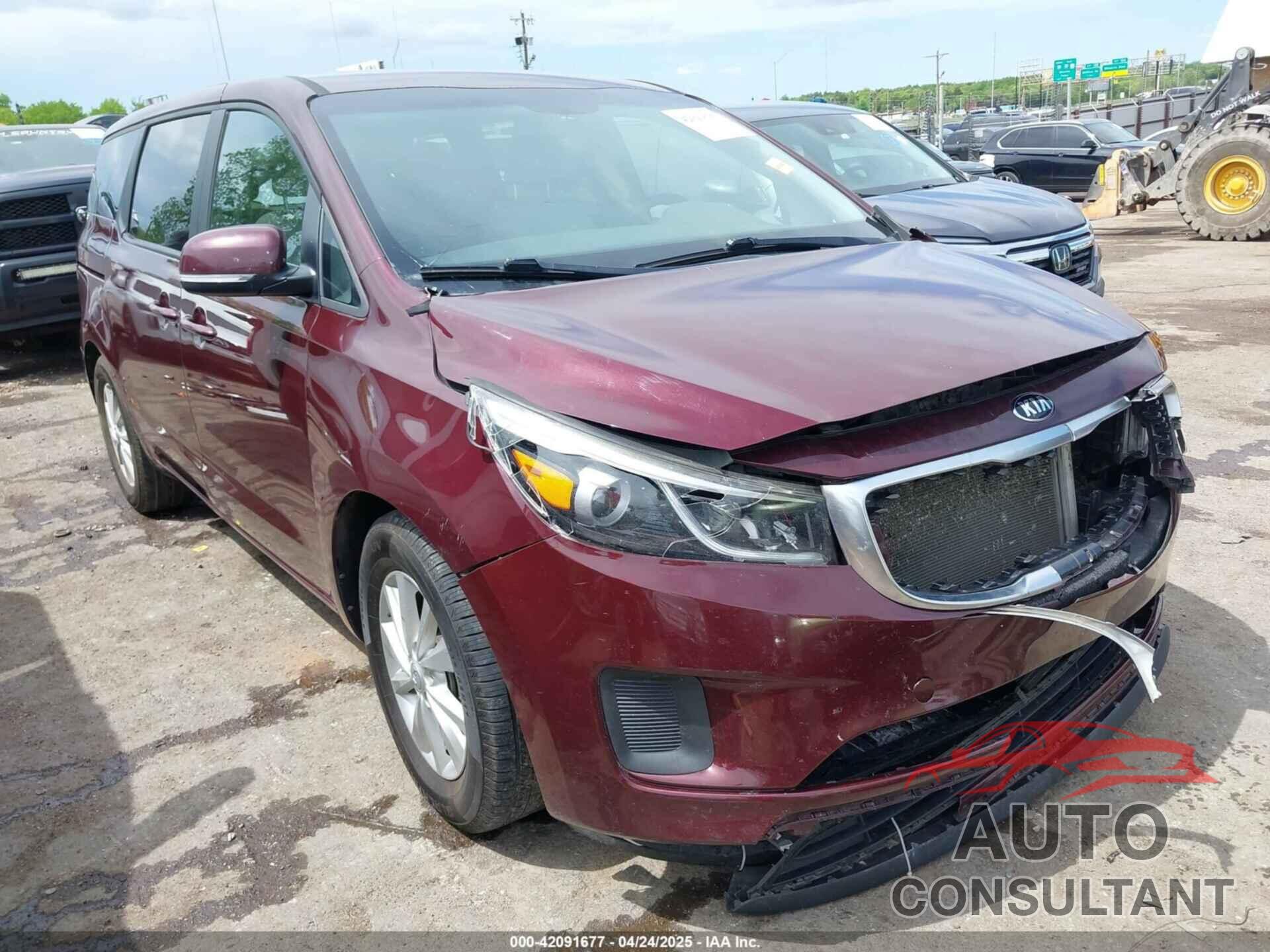 KIA SEDONA 2017 - KNDMB5C10H6229106