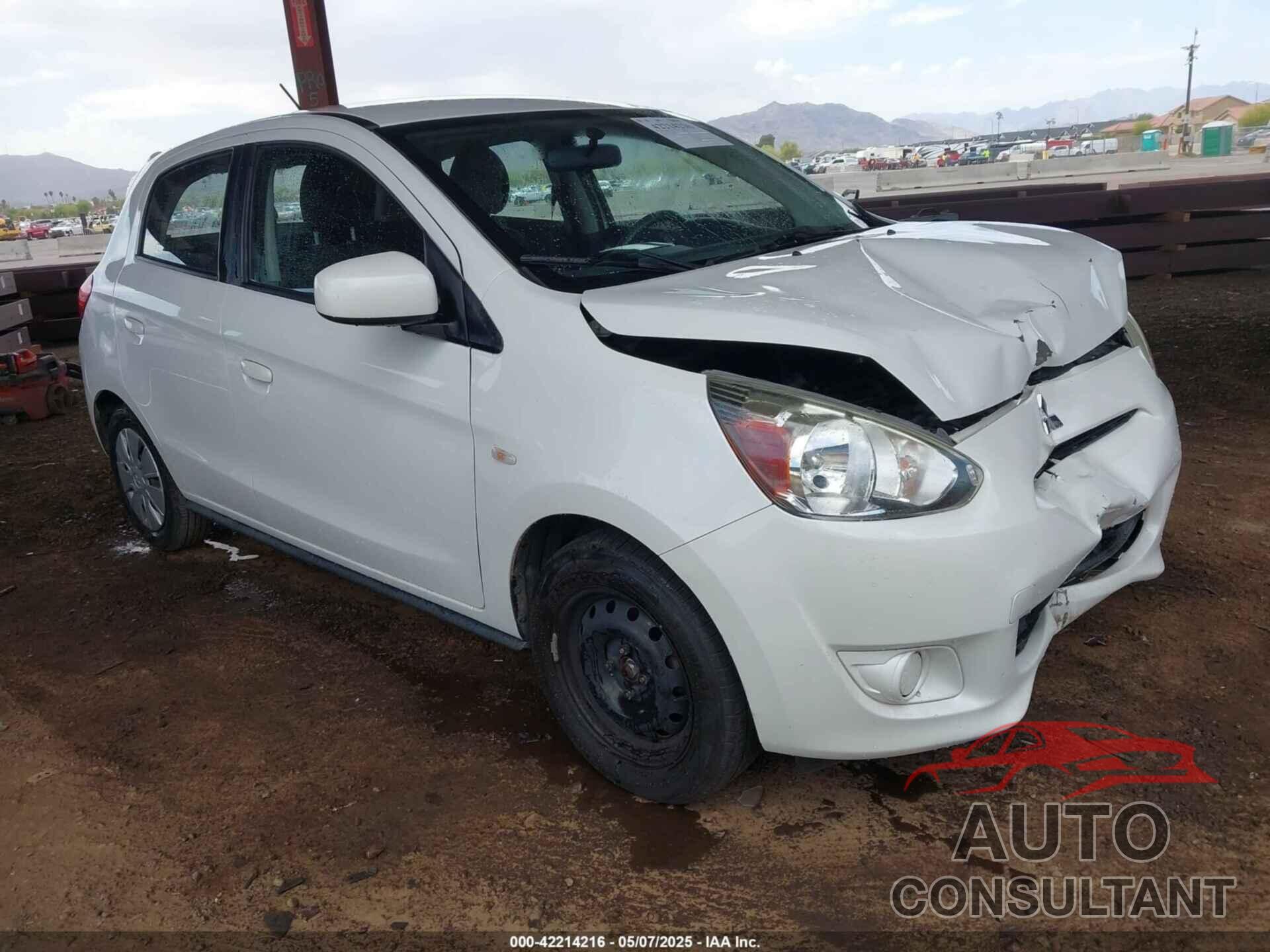 MITSUBISHI MIRAGE 2015 - ML32A3HJ2FH053087