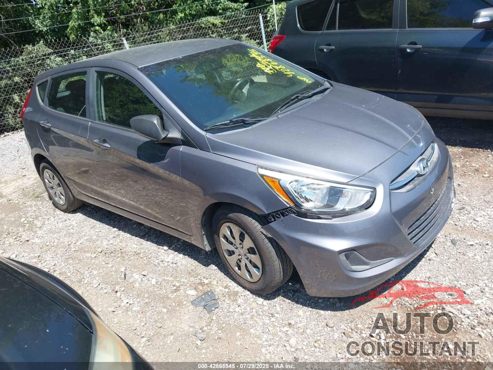 HYUNDAI ACCENT 2017 - KMHCT5AE4HU311488