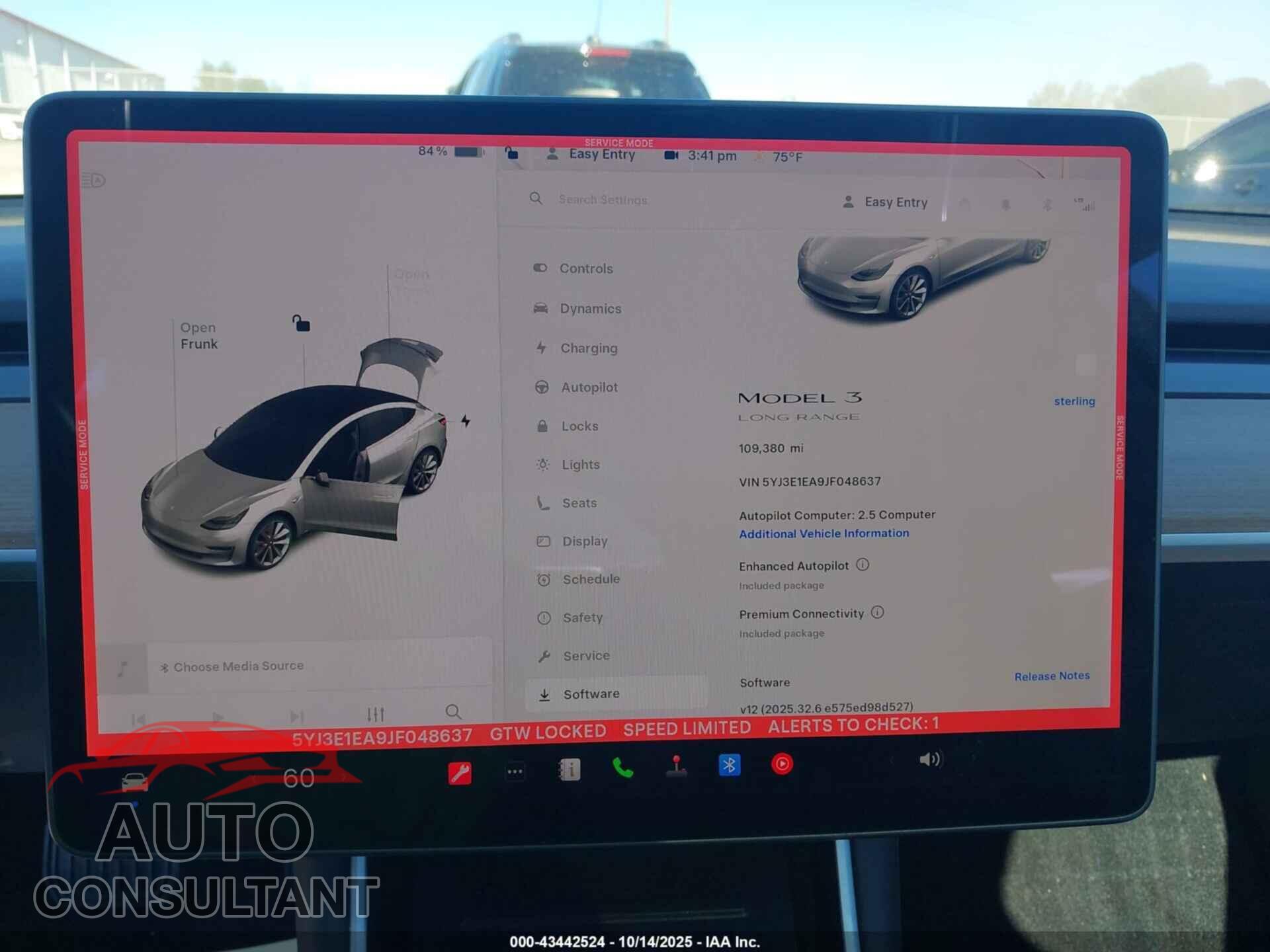 TESLA MODEL 3 2018 - 5YJ3E1EA9JF048637