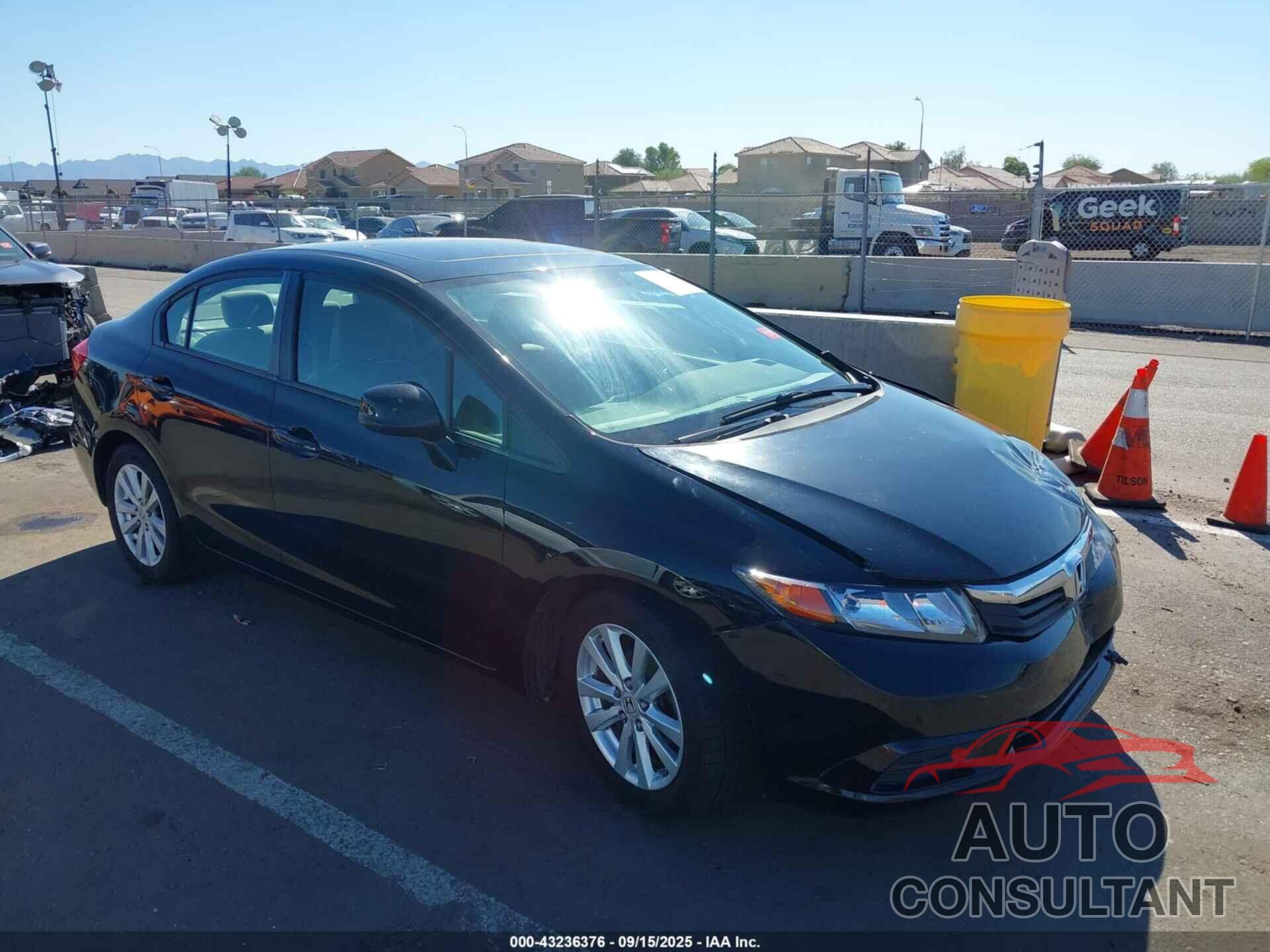 HONDA CIVIC 2012 - 19XFB2F89CE066748