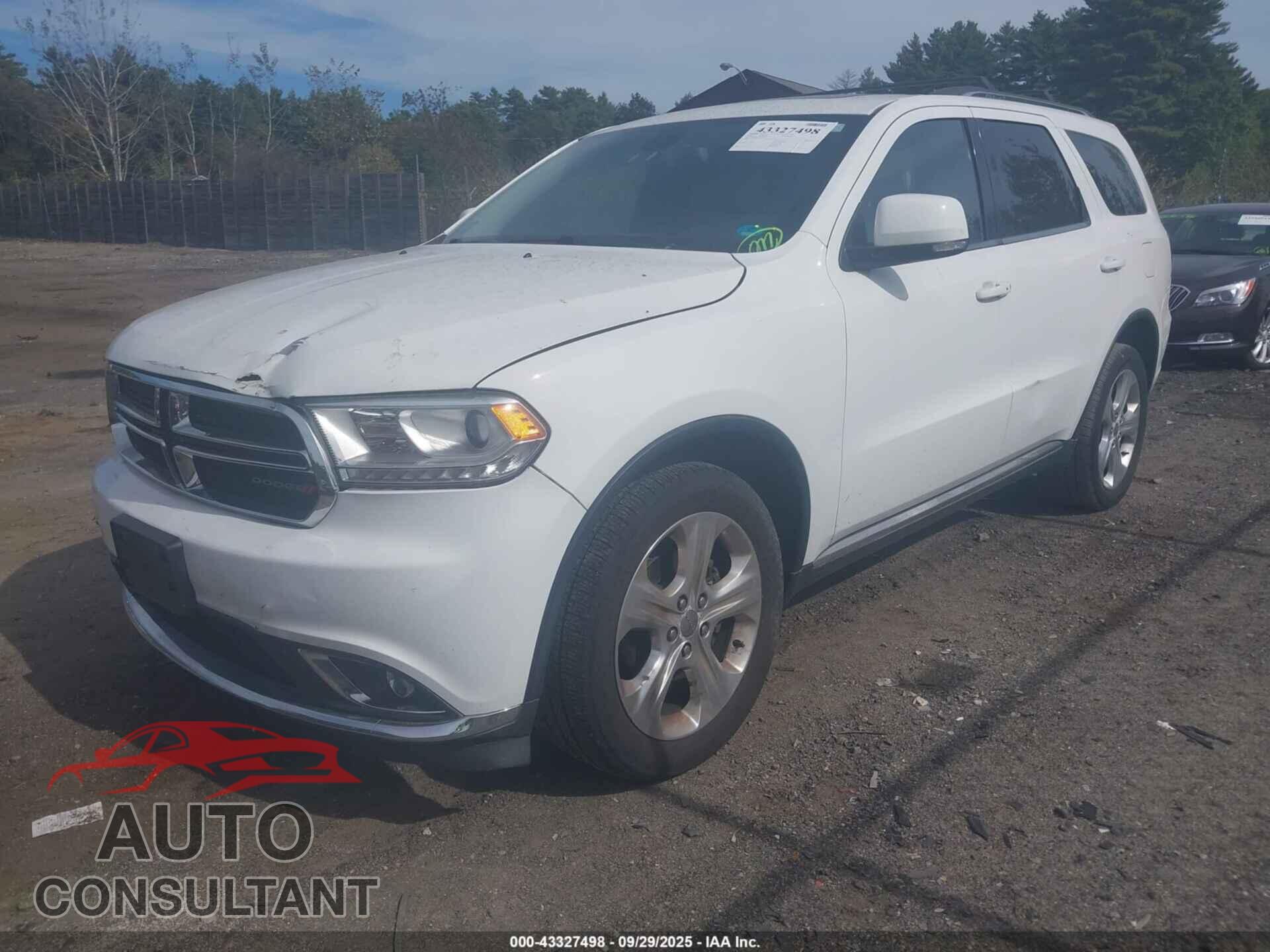 DODGE DURANGO 2014 - 1C4RDJDG3EC345781