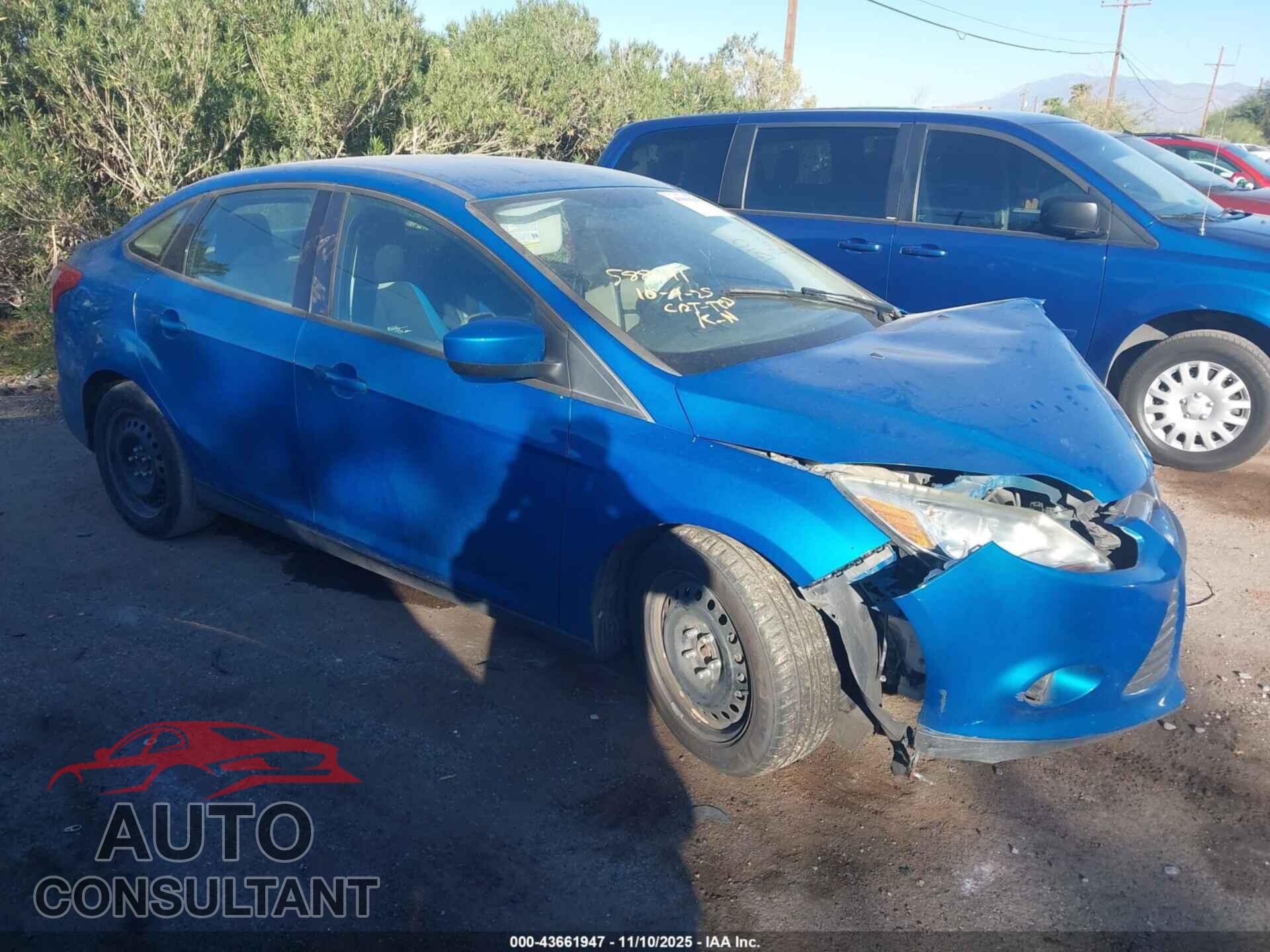 FORD FOCUS 2012 - 1FAHP3F26CL462077