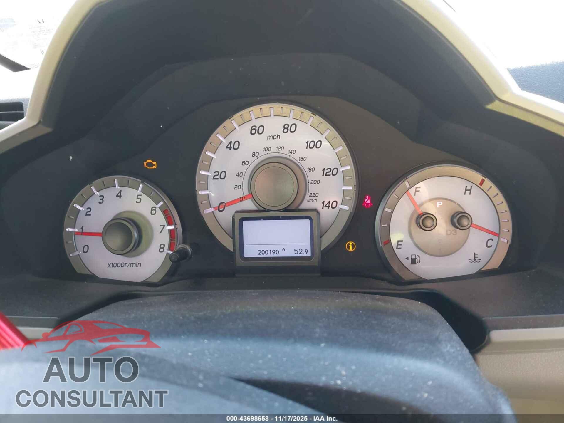 HONDA PILOT 2013 - 5FNYF3H94DB041440