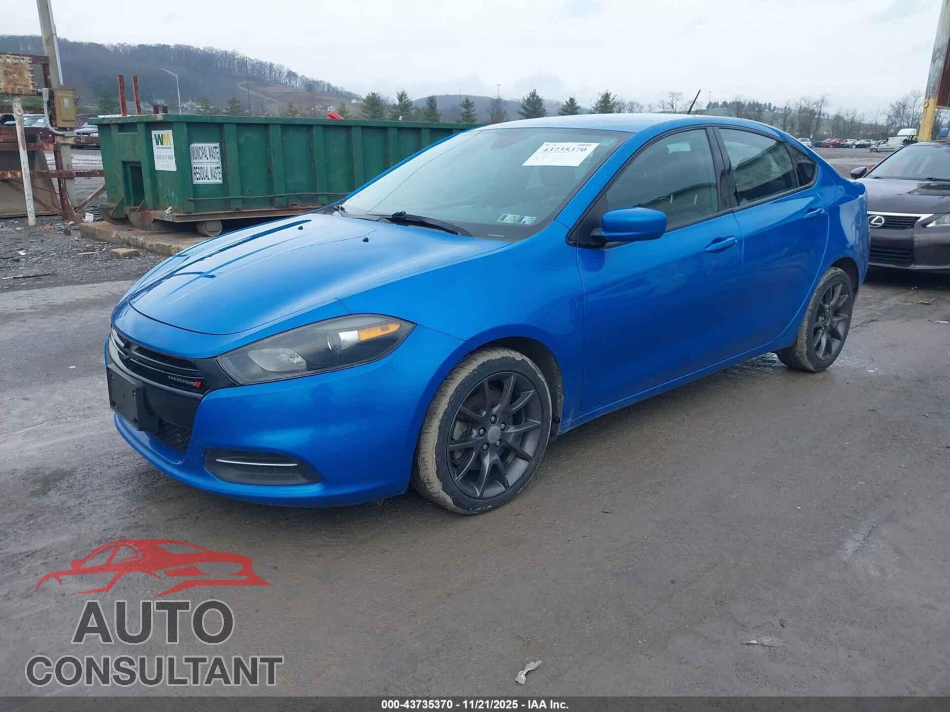 DODGE DART 2015 - 1C3CDFAA1FD368849
