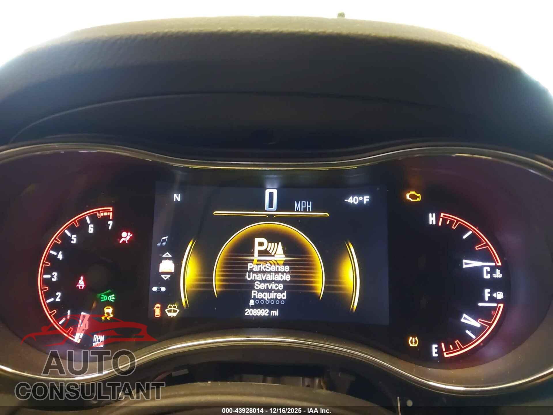 DODGE DURANGO 2015 - 1C4RDJDG7FC154138