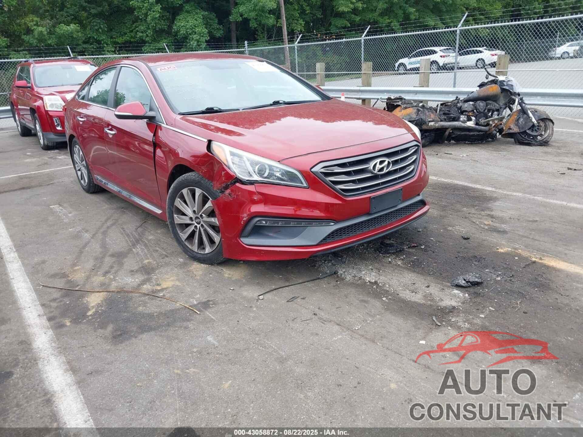 HYUNDAI SONATA 2016 - 5NPE34AF9GH343104