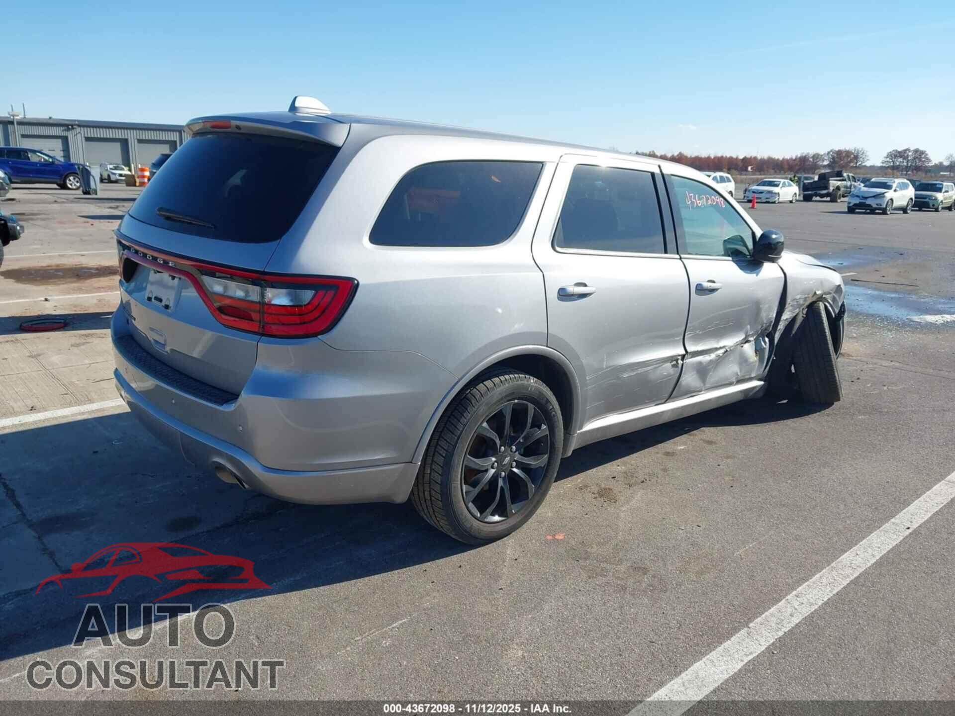 DODGE DURANGO 2019 - 1C4RDJAGXKC848191